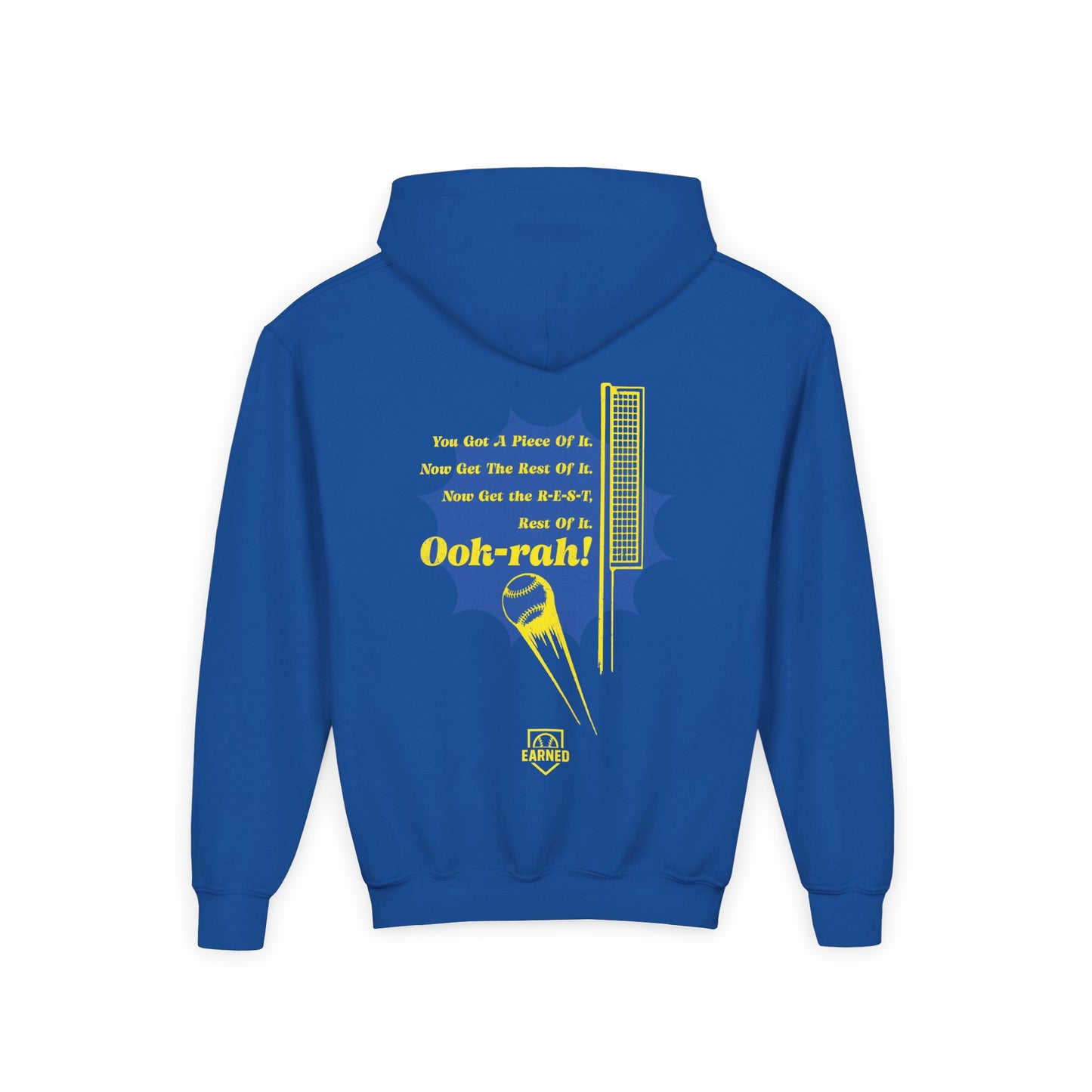 PIECE OF IT Youth Tee (Blue Logo) - DUGOUT CHANT Collection