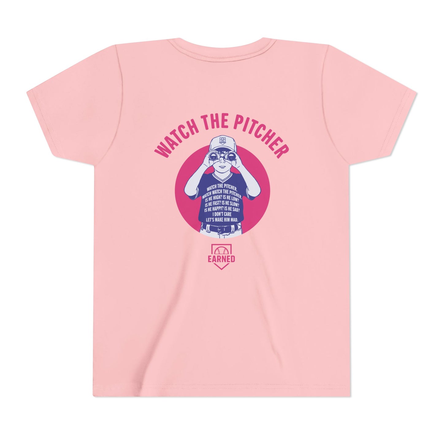 WATCH THE PITCHER Youth Tee - DUGOUT CHANT Collection