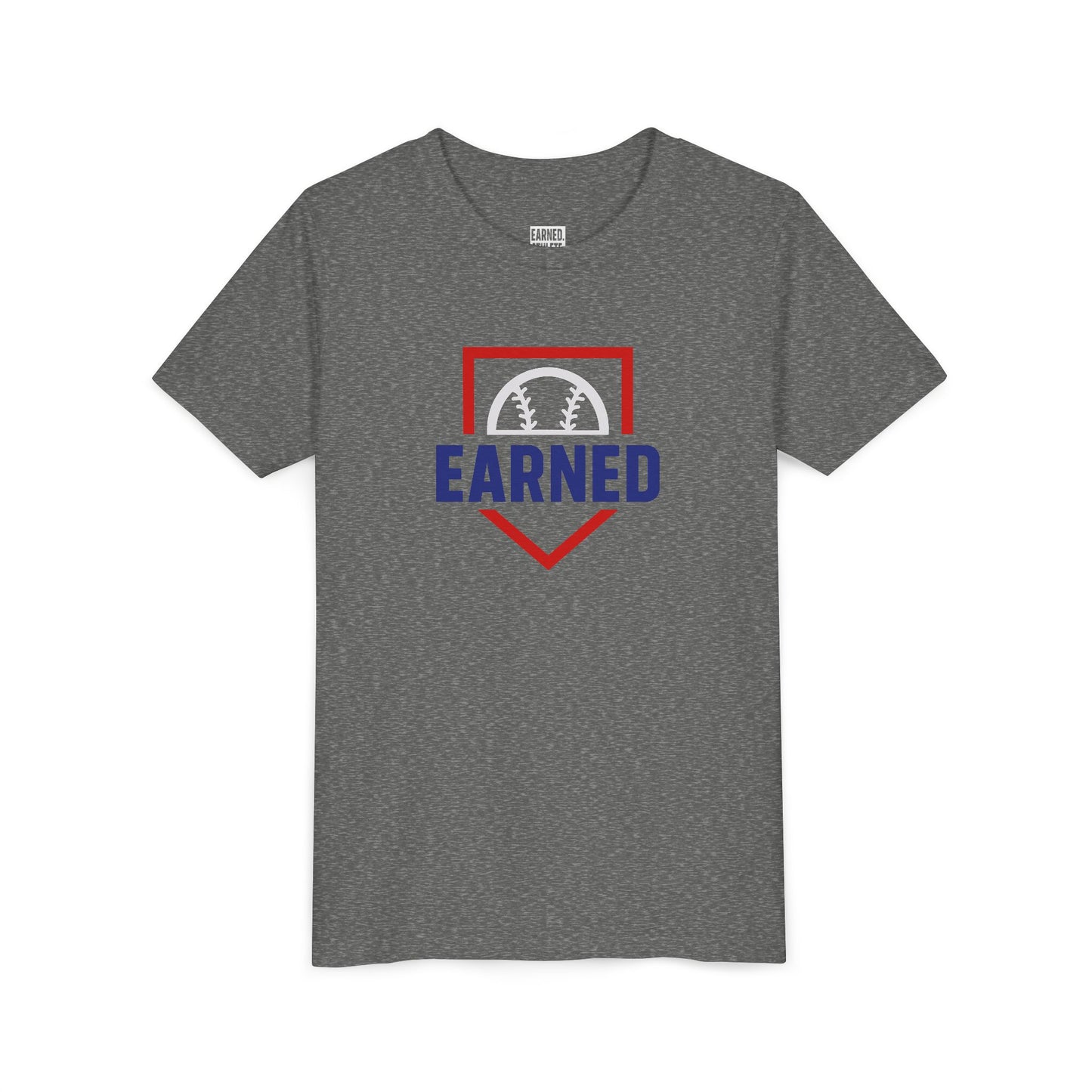 EARNED LOGO Youth Tee (Red Plate)