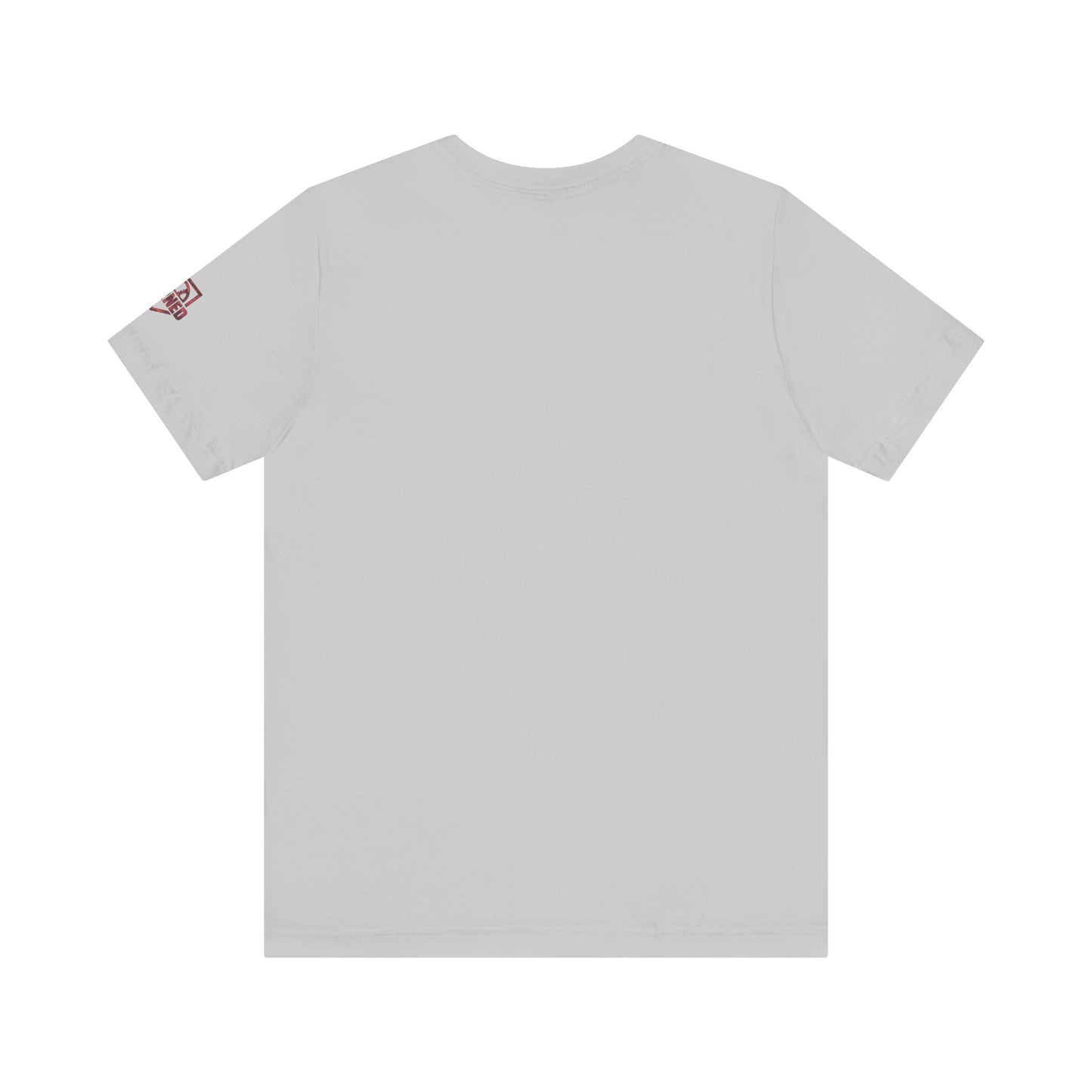SHOWING UP ADDS UP Tee (Red Camo Font)