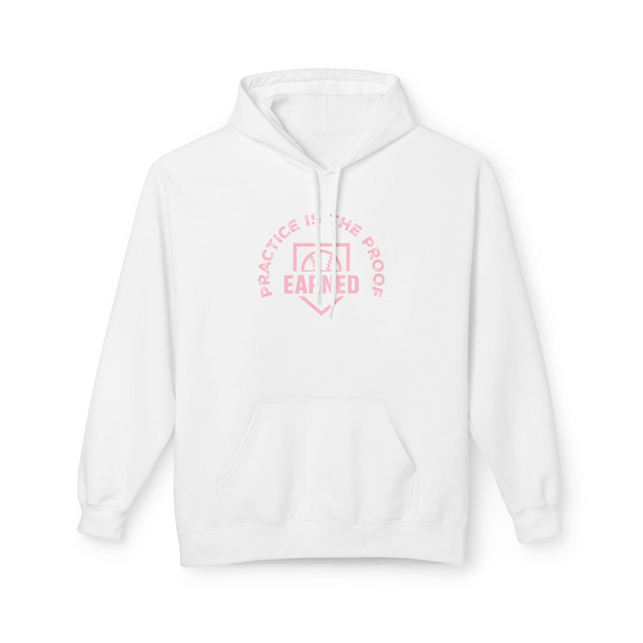PRACTICE IS THE PROOF Hoodie (Pink Font)
