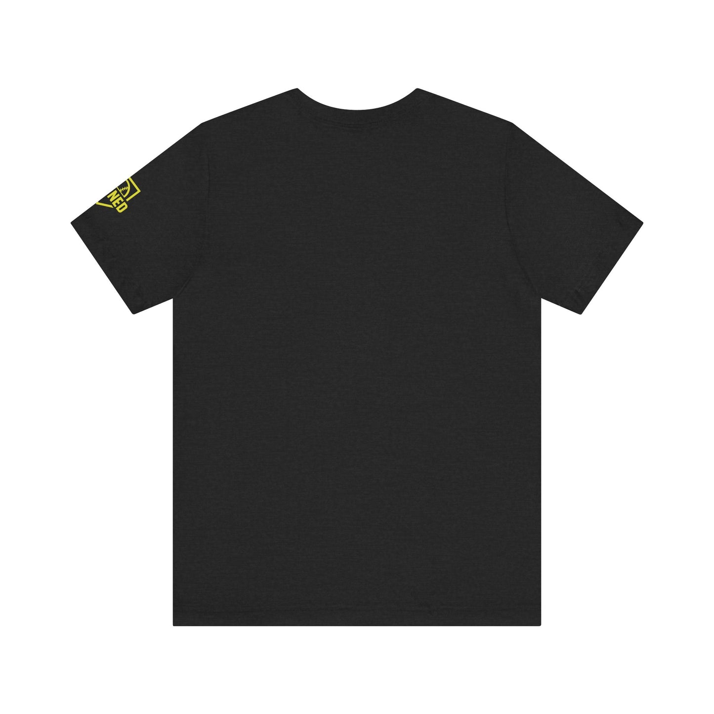 PRACTICE AIN'T OVER TILL THE LIGHTS SHUT OFF Tee (Yellow Font)