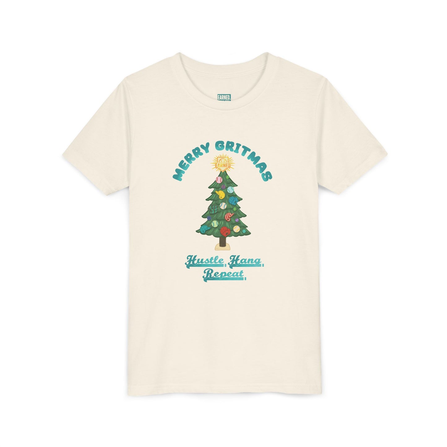 MERRY GRITMAS Youth Tee - SLEIGH SQUAD Collection