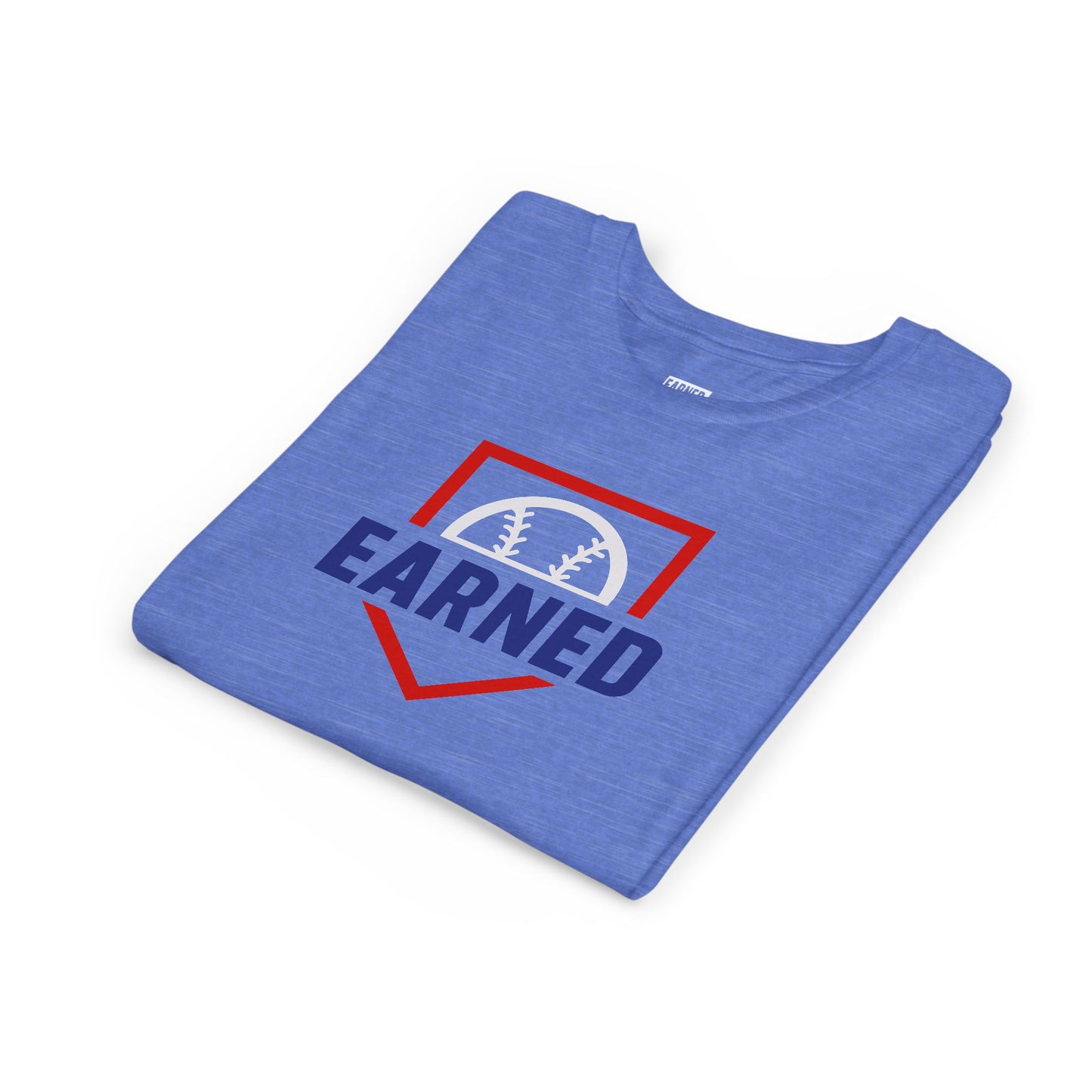 EARNED LOGO Youth Tee (Red Plate)