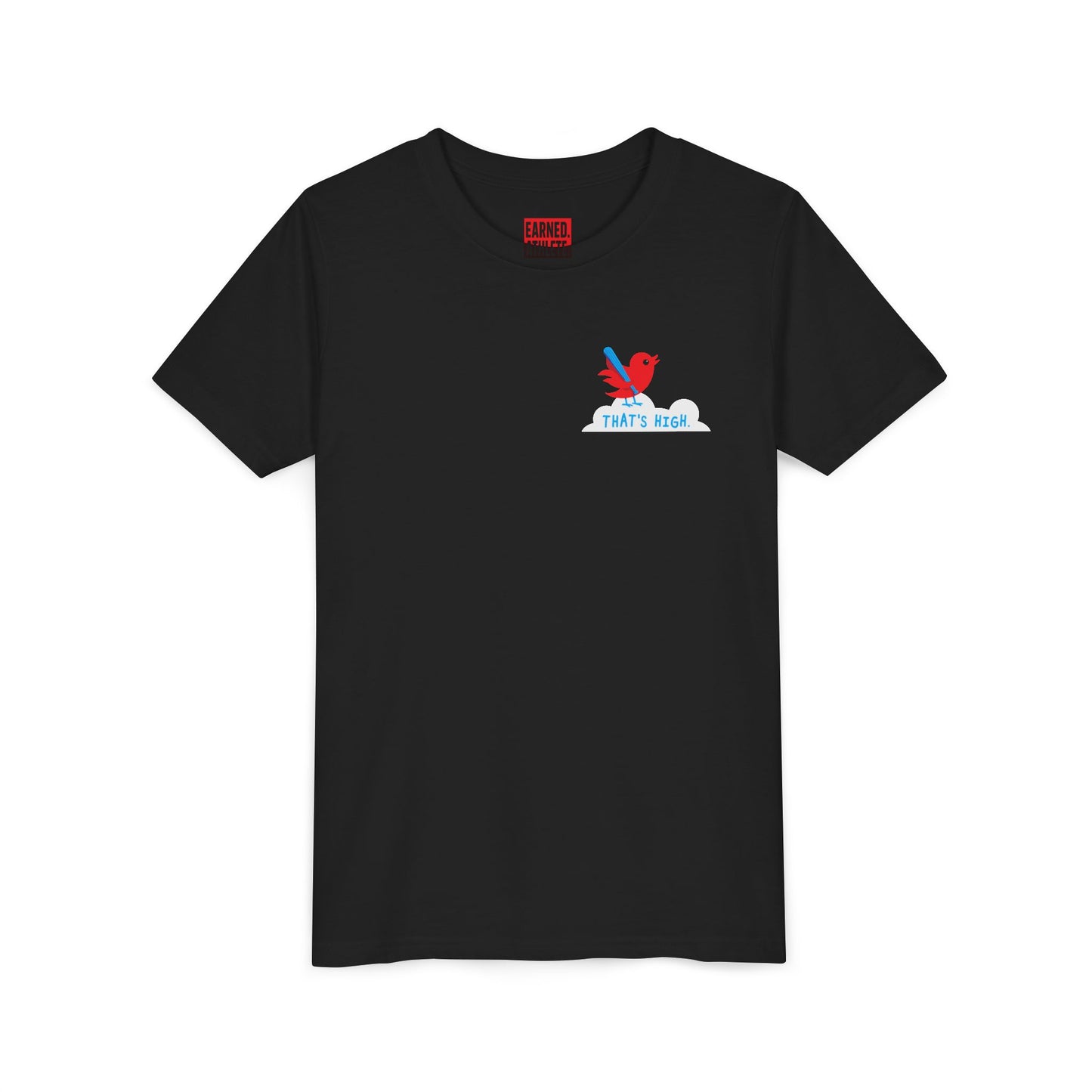 THAT'S HIGH Youth Tee (Red Bird) - Dugout Collection