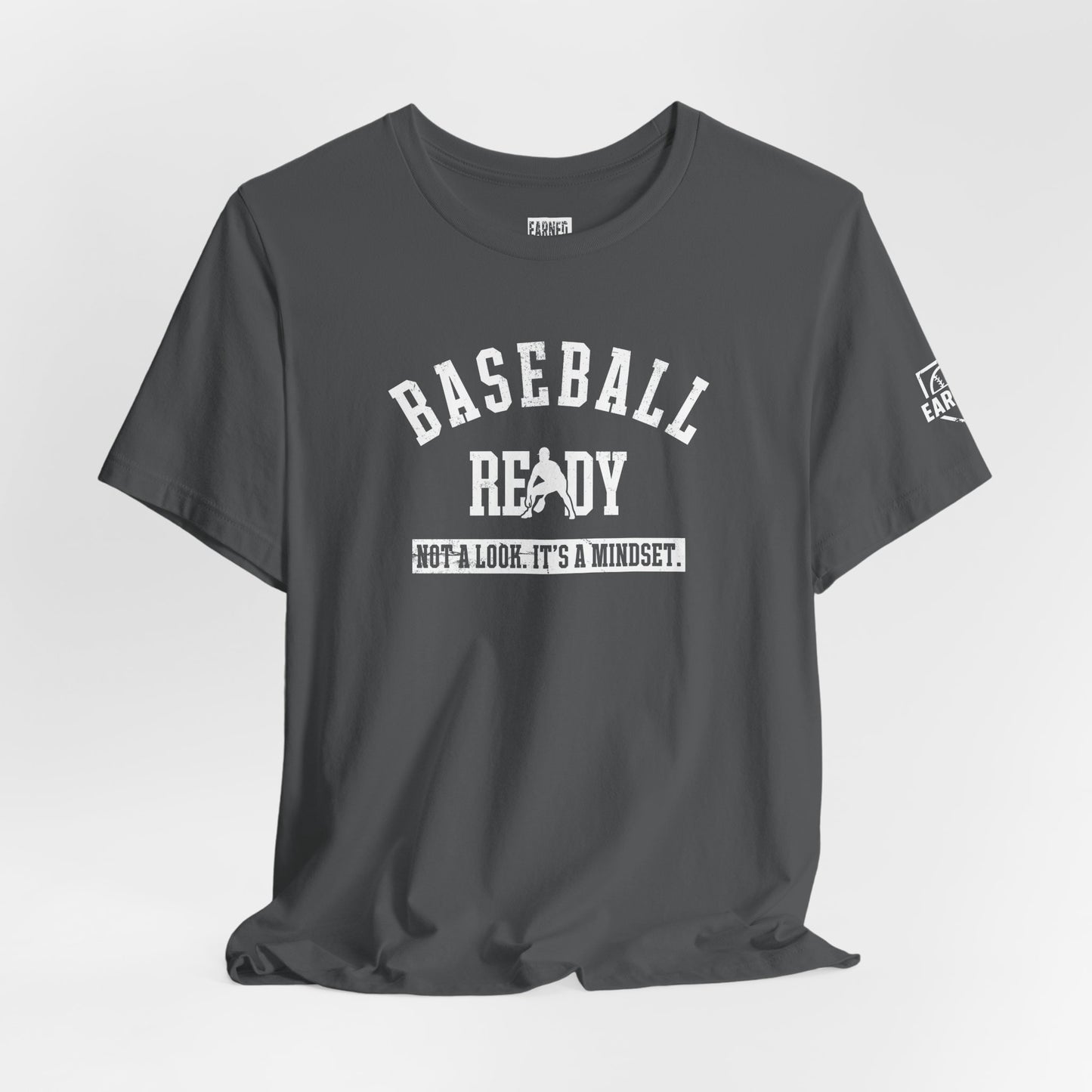 BASEBALL READY Tee (White Font)
