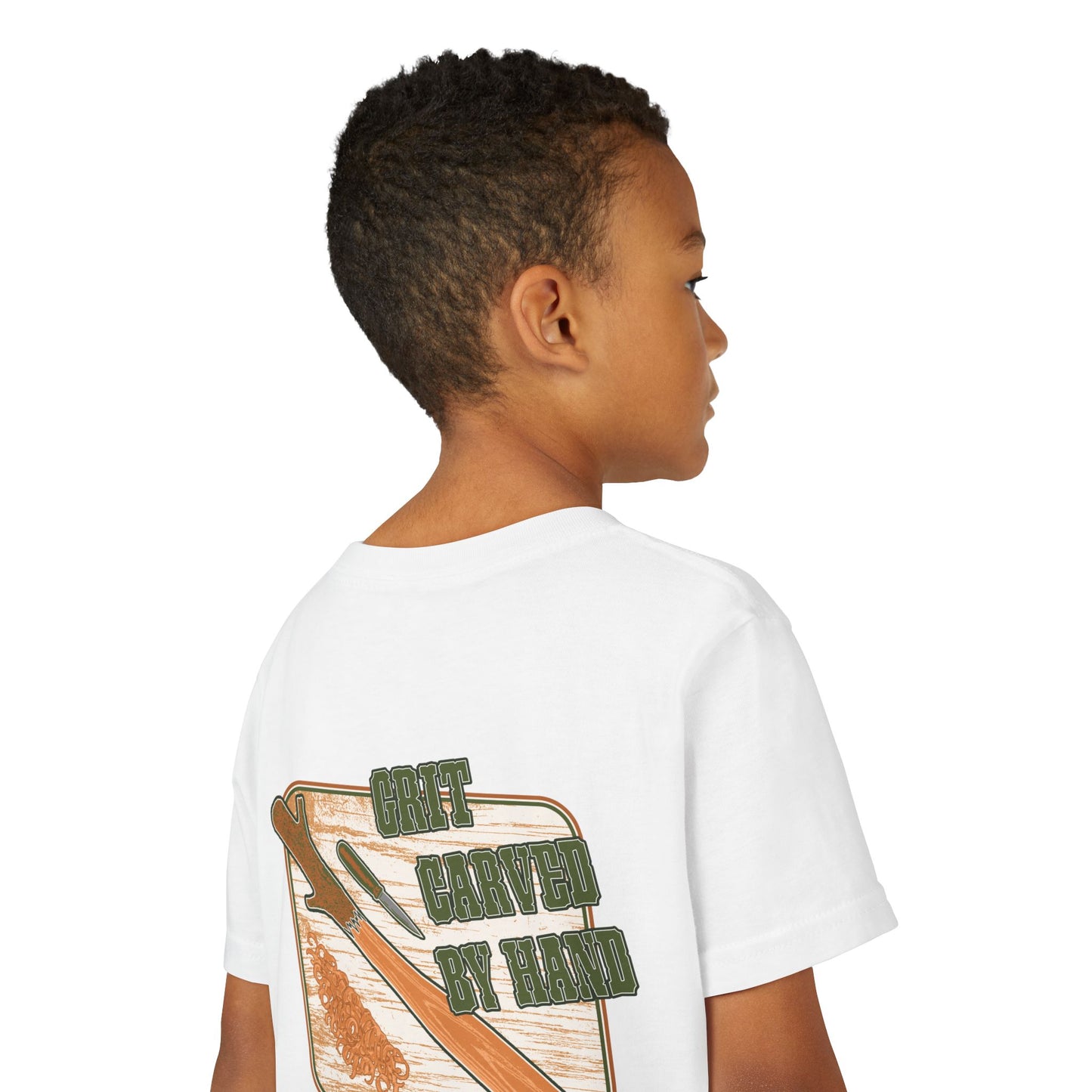 GRIT CARVED BY HAND Youth Tee - LUMBER JACK Collection