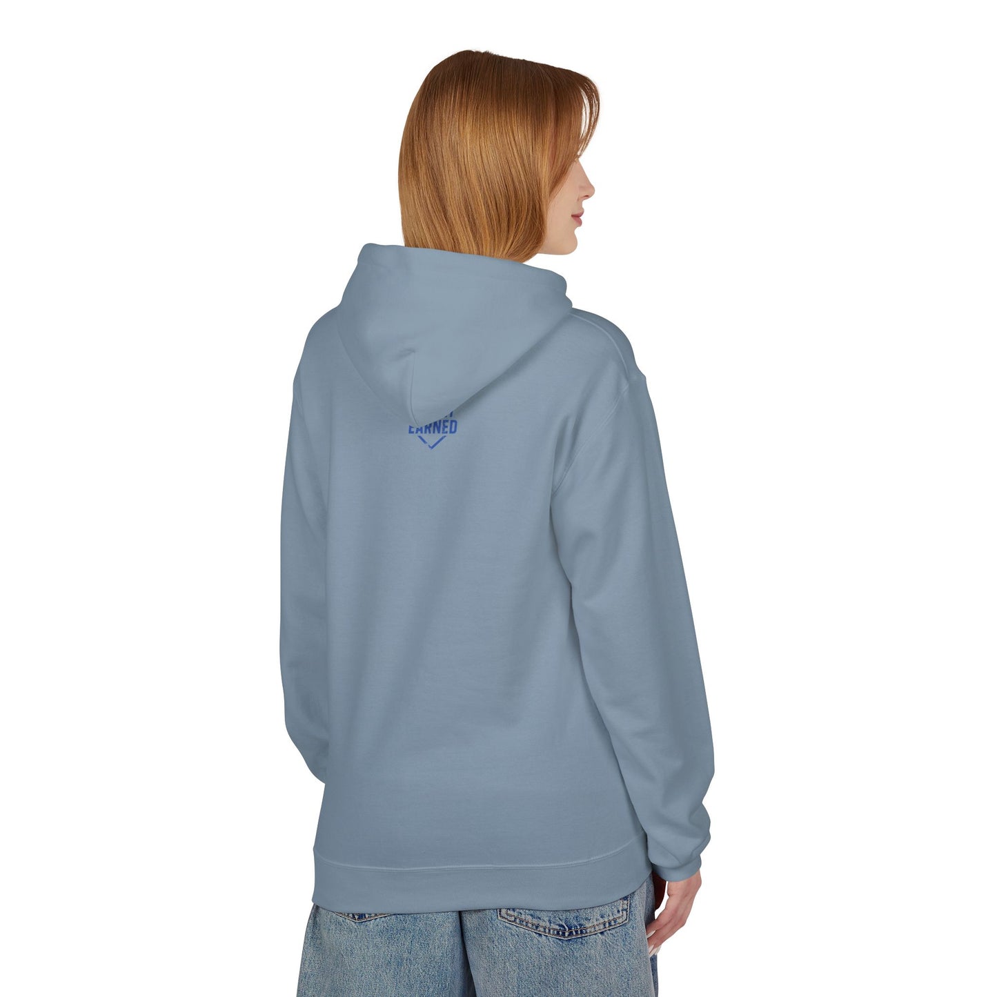 EYE BLACK NATION Adult Hoodie (Blue Font)