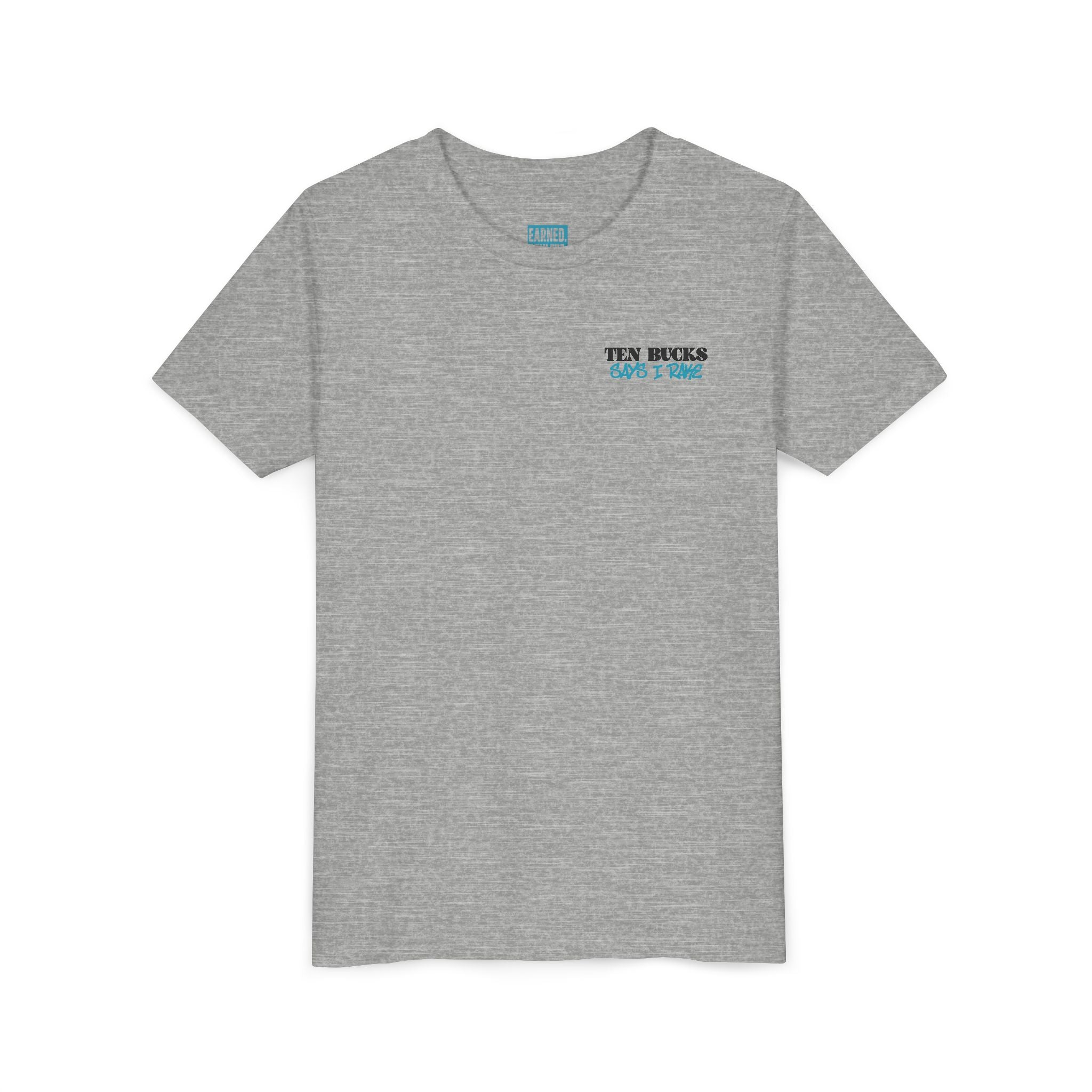 TEN BUCKS SAYS I RAKE Youth Tee (Blue Logo)