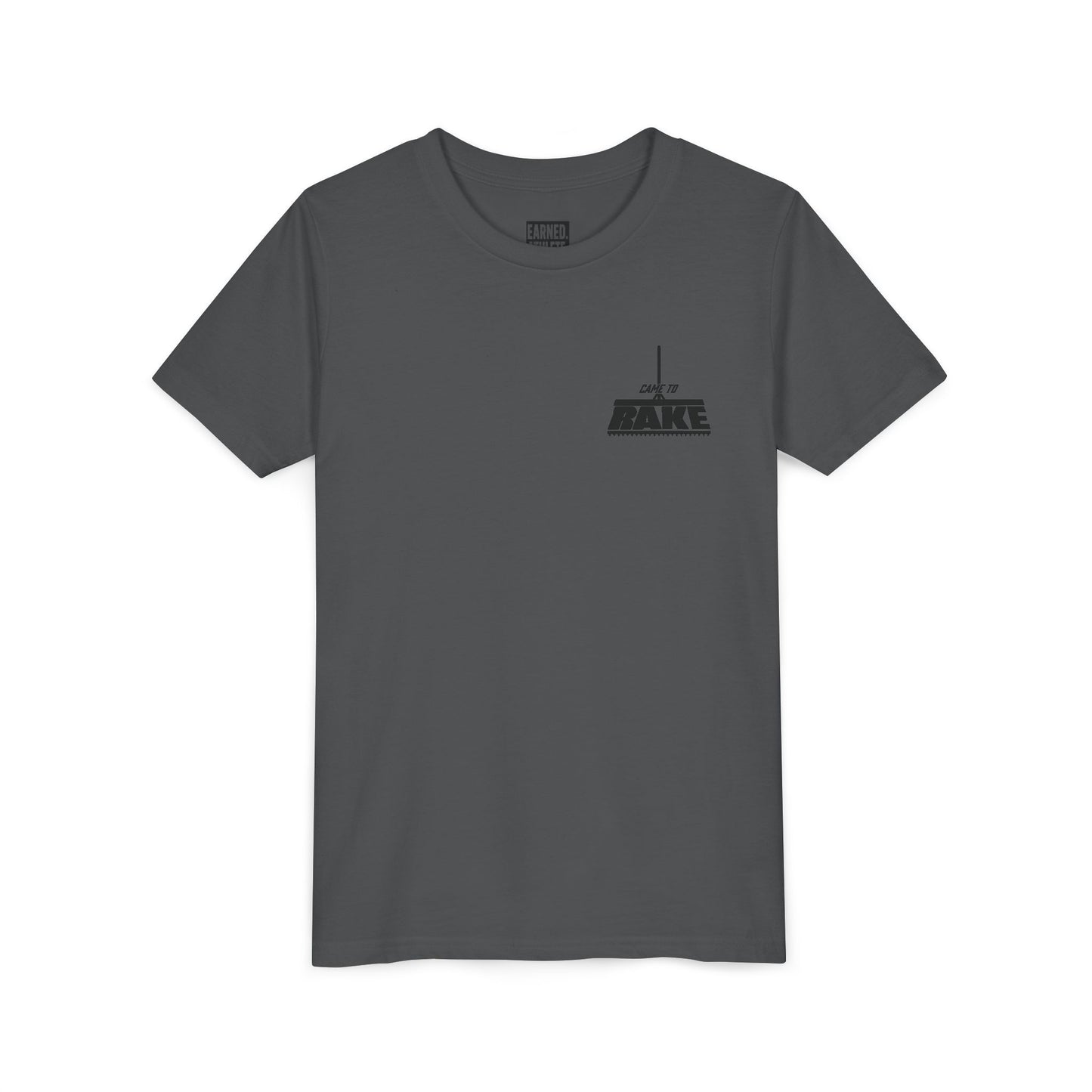 CAME TO RAKE Youth Tee (Black Font)