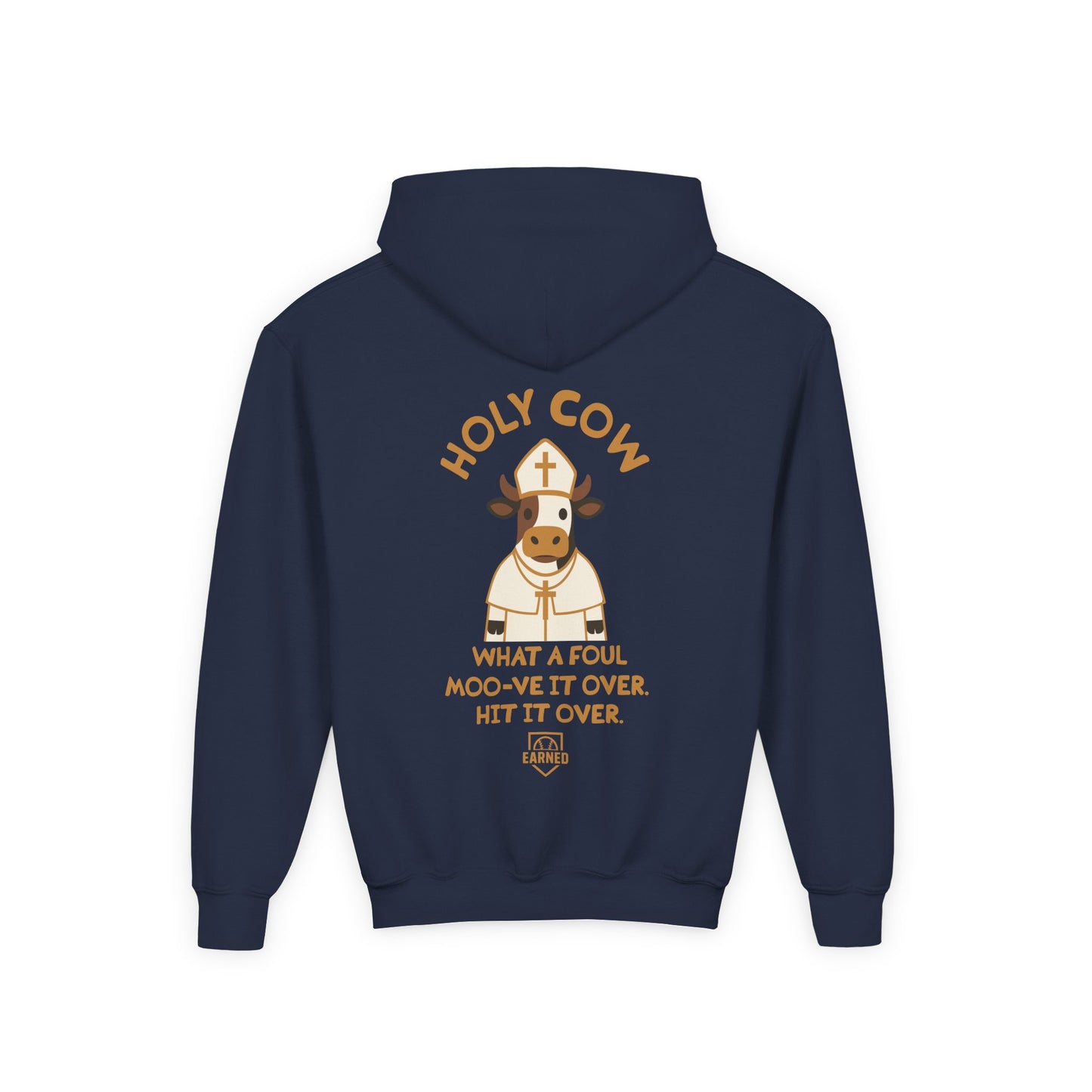 HOLY COW Youth Hoodie - DUGOUT CHANT Collection