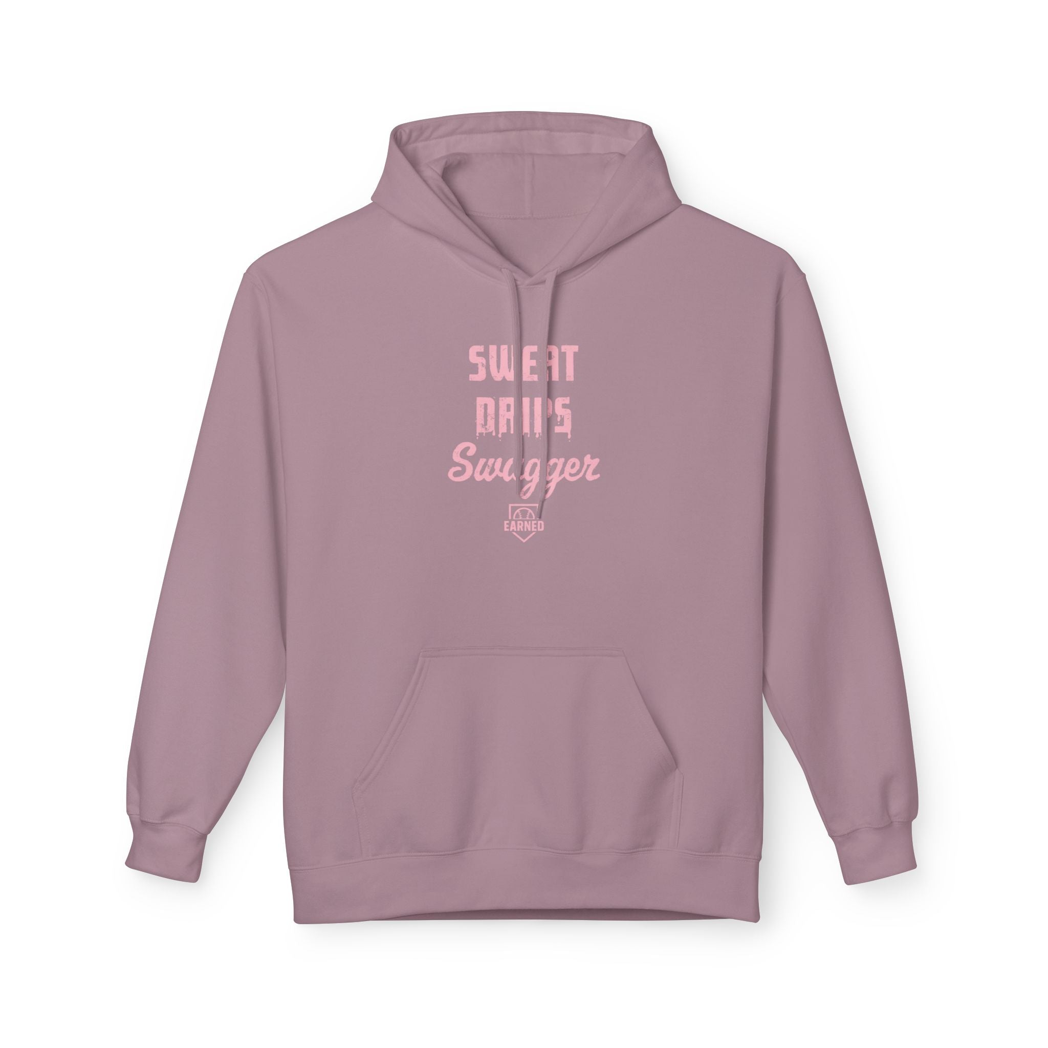 SWEAT DRIPS SWAGGER Hoodie (Pink Font)