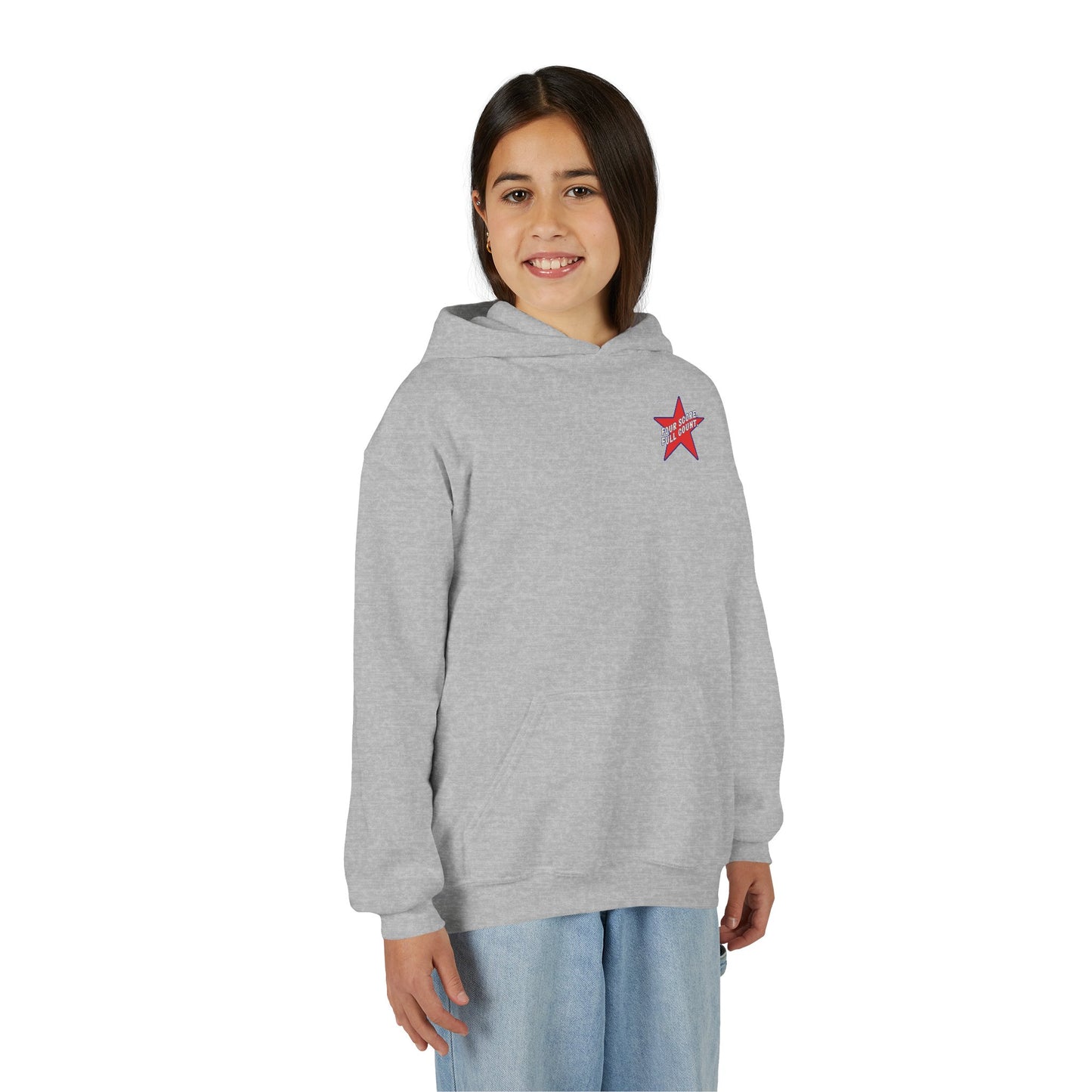 FOUR SCORE, FULL COUNT Youth Hoodie - AMERICA 250 Collection