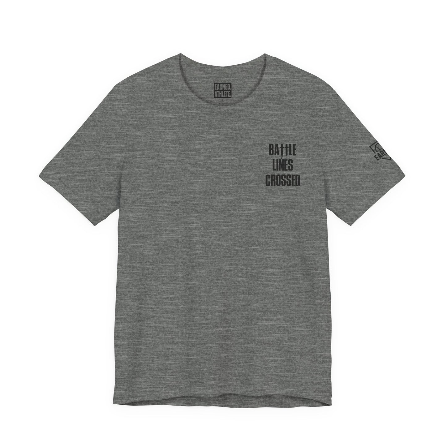 BATTLE LINES CROSSED Tee (Black Font)