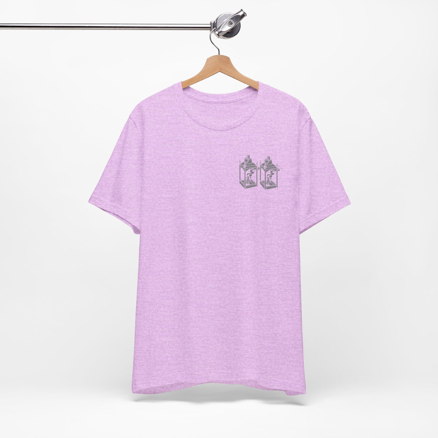 ONE IF BY LAND, TWO IF IT'S A DOUBLE Tee (Gray Font)