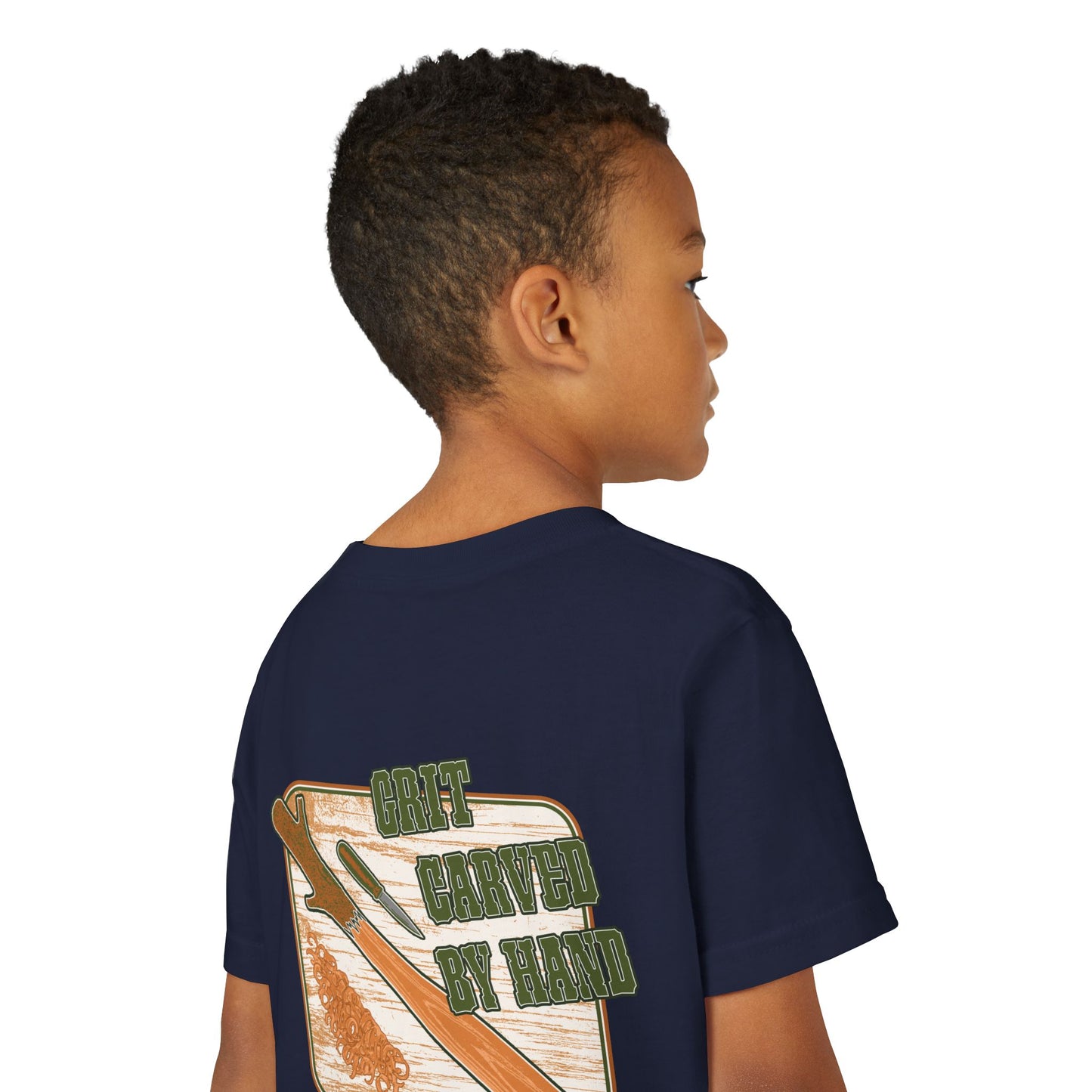 GRIT CARVED BY HAND Youth Tee - LUMBER JACK Collection