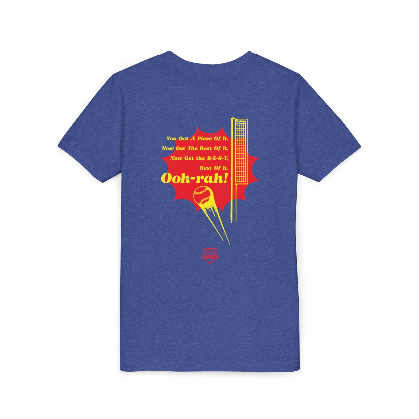 PIECE OF IT Youth Tee (Red Logo) - DUGOUT CHANT Collection
