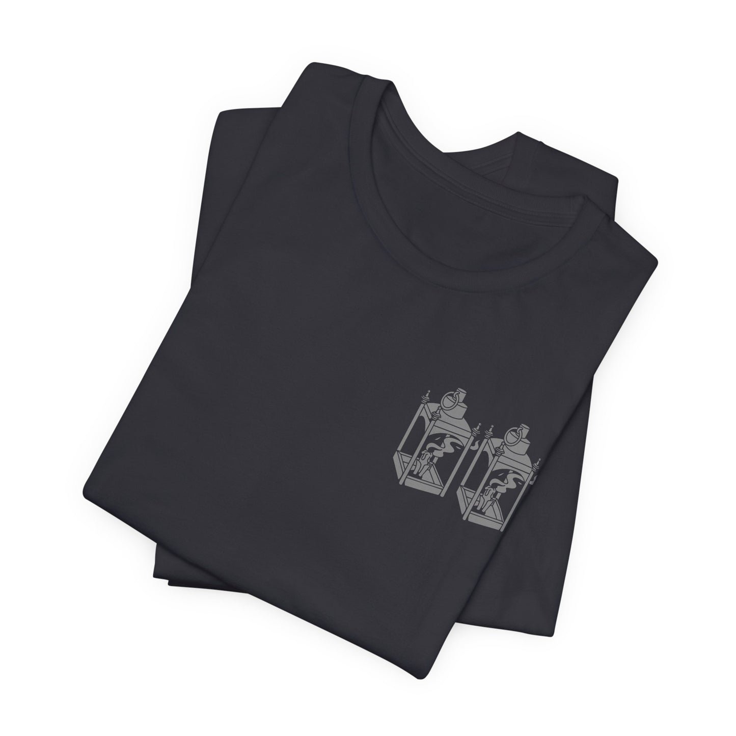 ONE IF BY LAND, TWO IF IT'S A DOUBLE Tee (Gray Font)