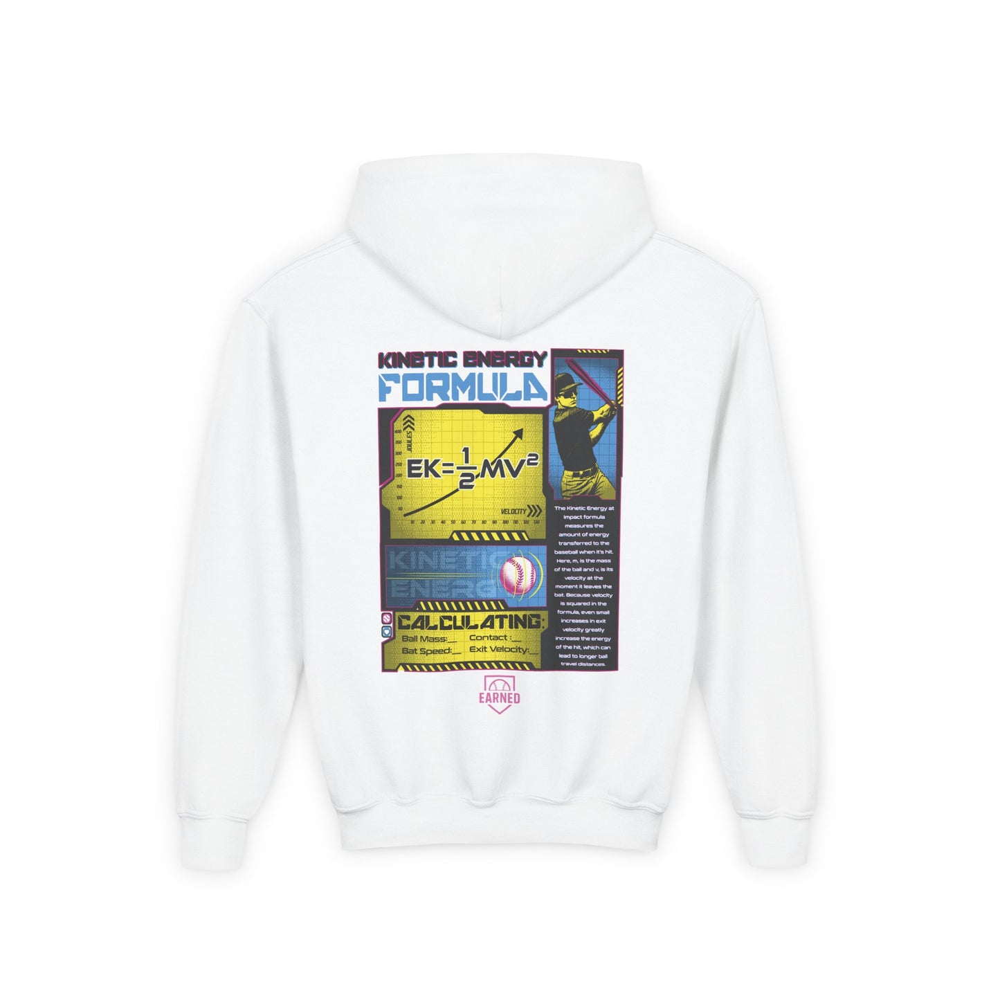 KINTEIC ENERGY FORMULA Youth Hoodie - BASEBALL IQ Collection