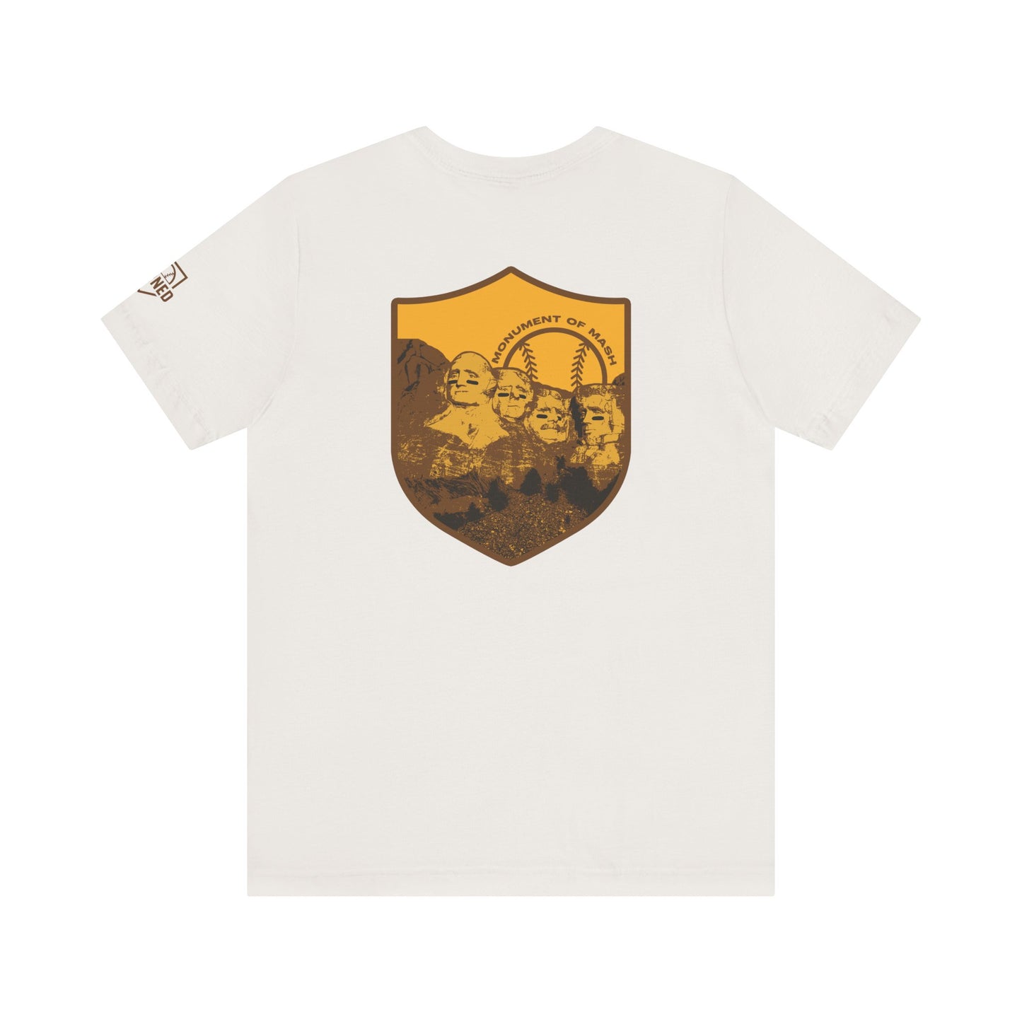 MONUMENT OF MASH Tee (Gold & Brown)