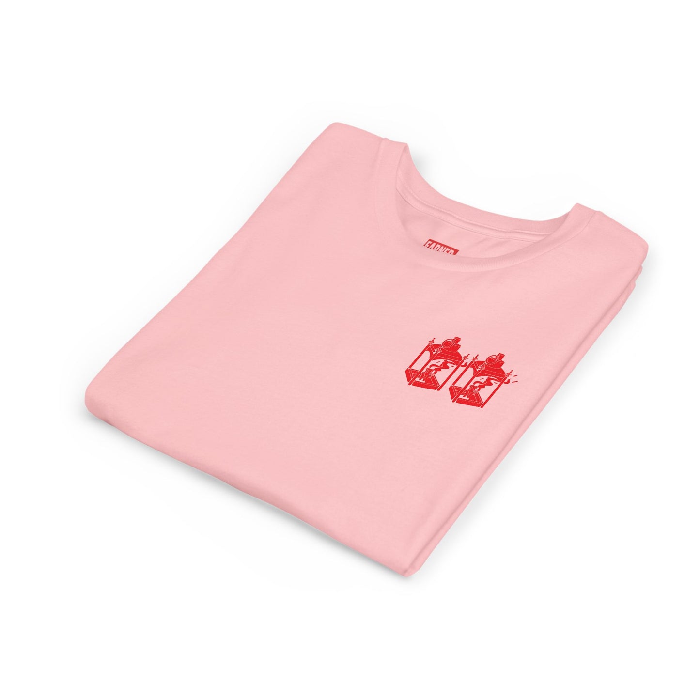ONE IF BY LAND, TWO IF IT'S A DOUBLE Youth Tee (Paul Revere Red)