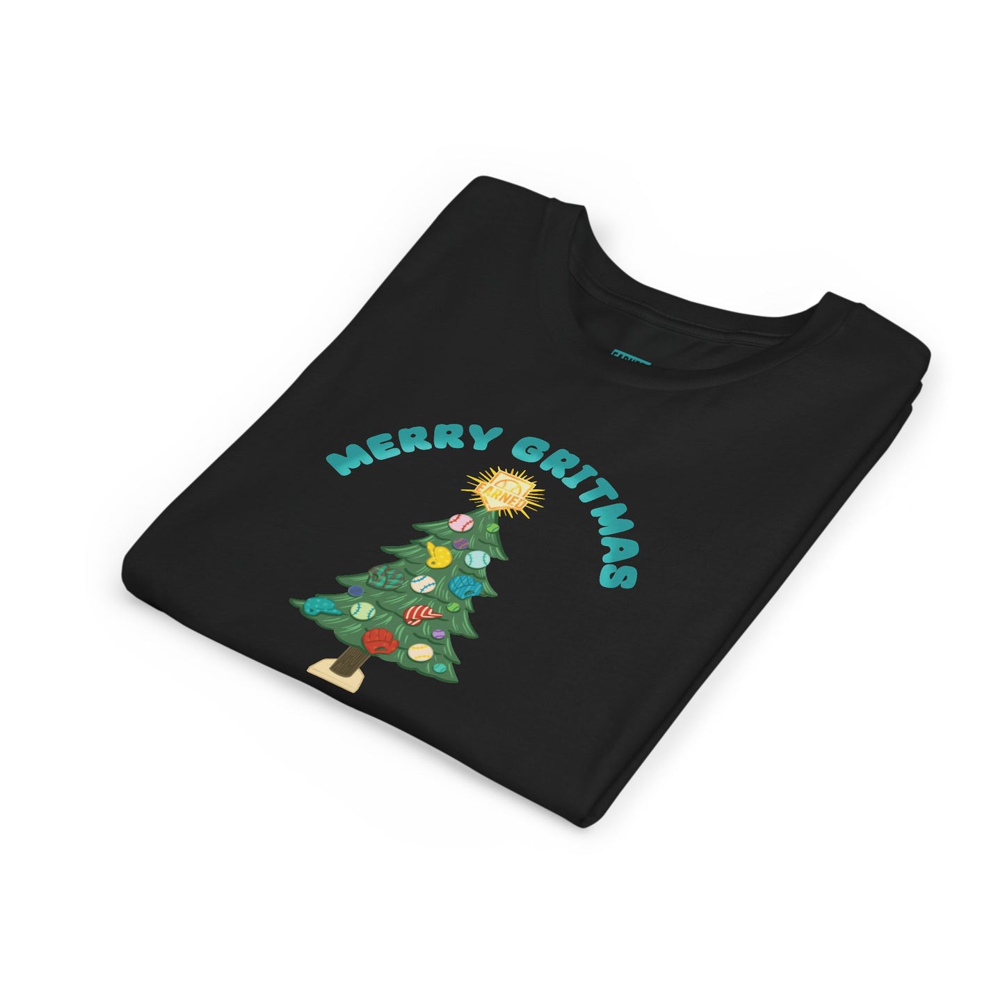 MERRY GRITMAS Youth Tee - SLEIGH SQUAD Collection
