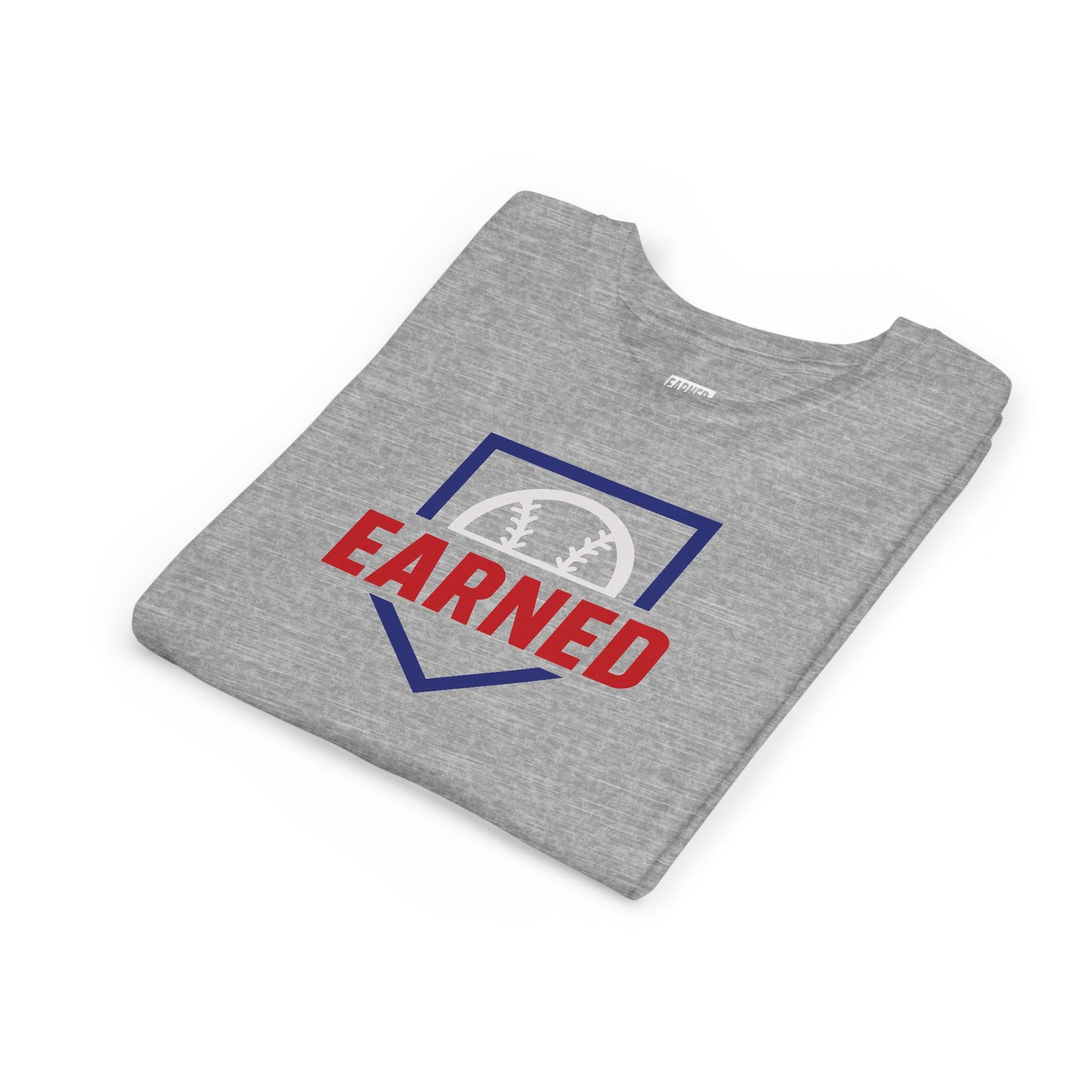 EARNED LOGO Youth Tee (Blue Plate)