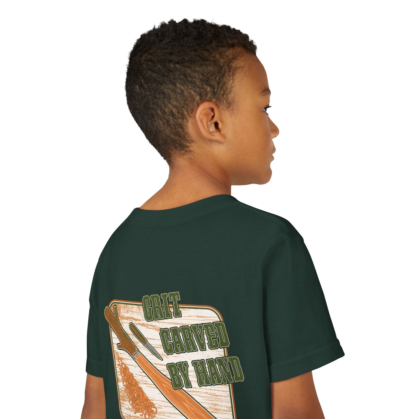 GRIT CARVED BY HAND Youth Tee - LUMBER JACK Collection