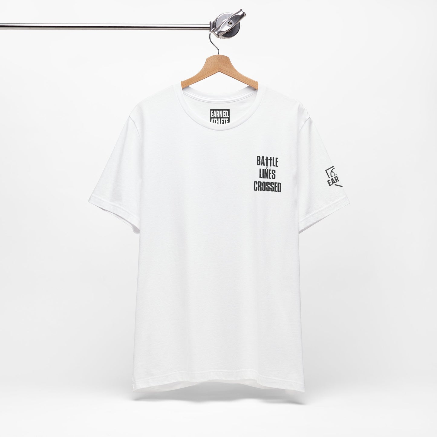 BATTLE LINES CROSSED Tee (Black Font)