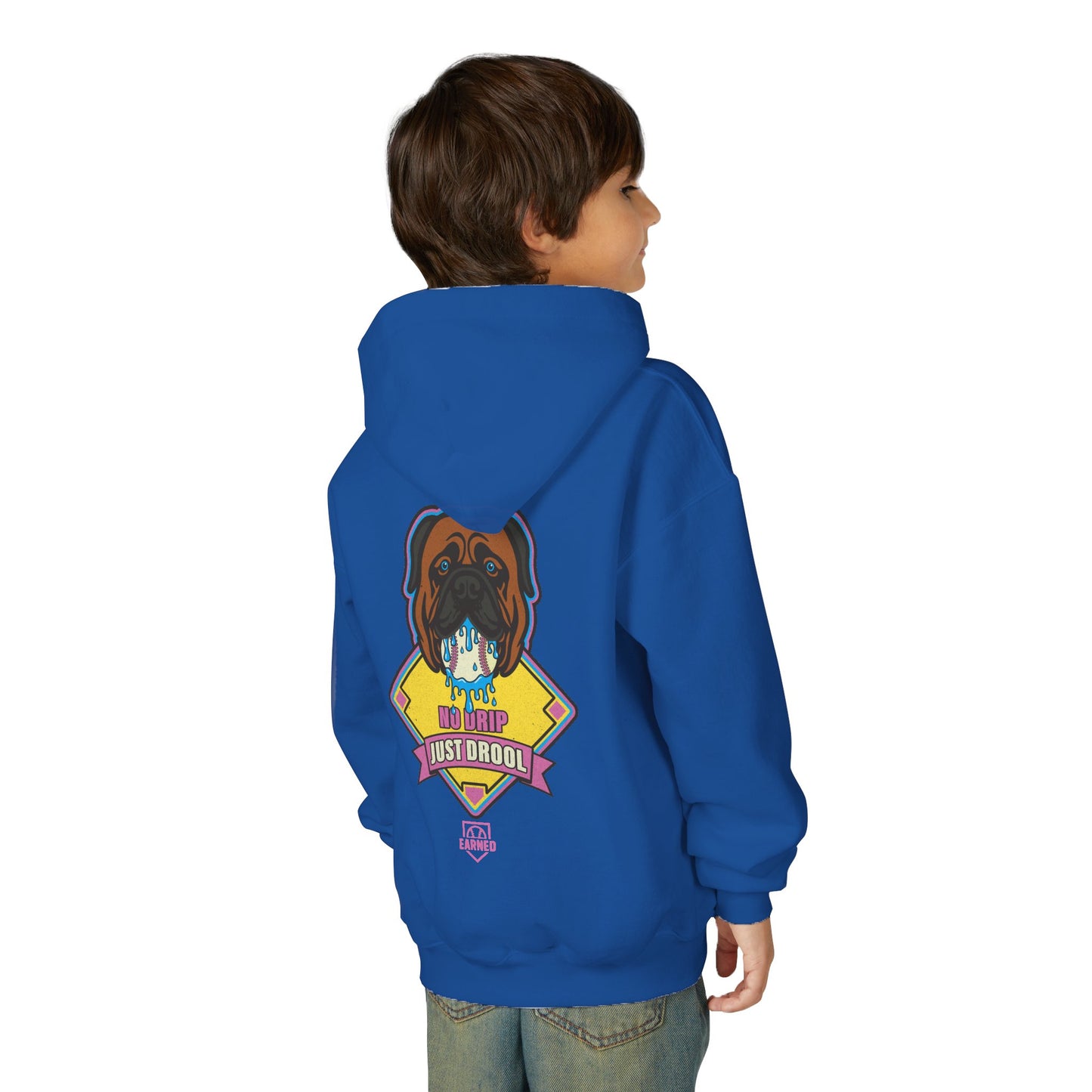 NO DRIP. JUST DROOL. Youth Hoodie - BARK PARK Collection