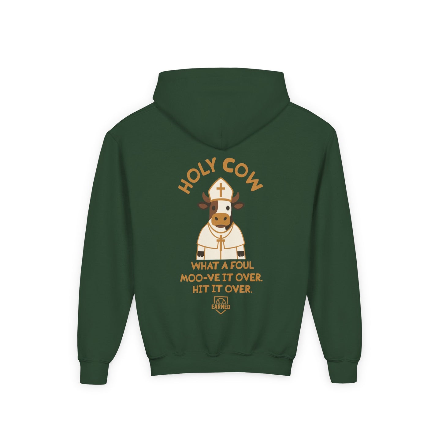 HOLY COW Youth Hoodie - DUGOUT CHANT Collection
