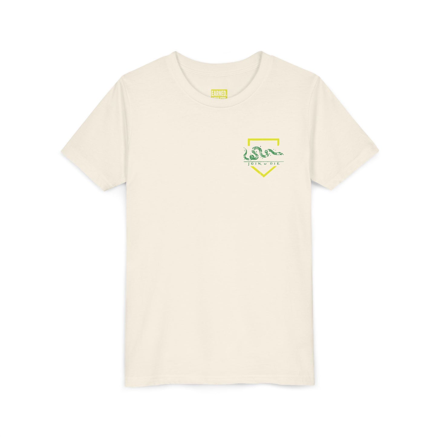 TURN TWO WITH BEN Youth Tee (Yellow Logo)