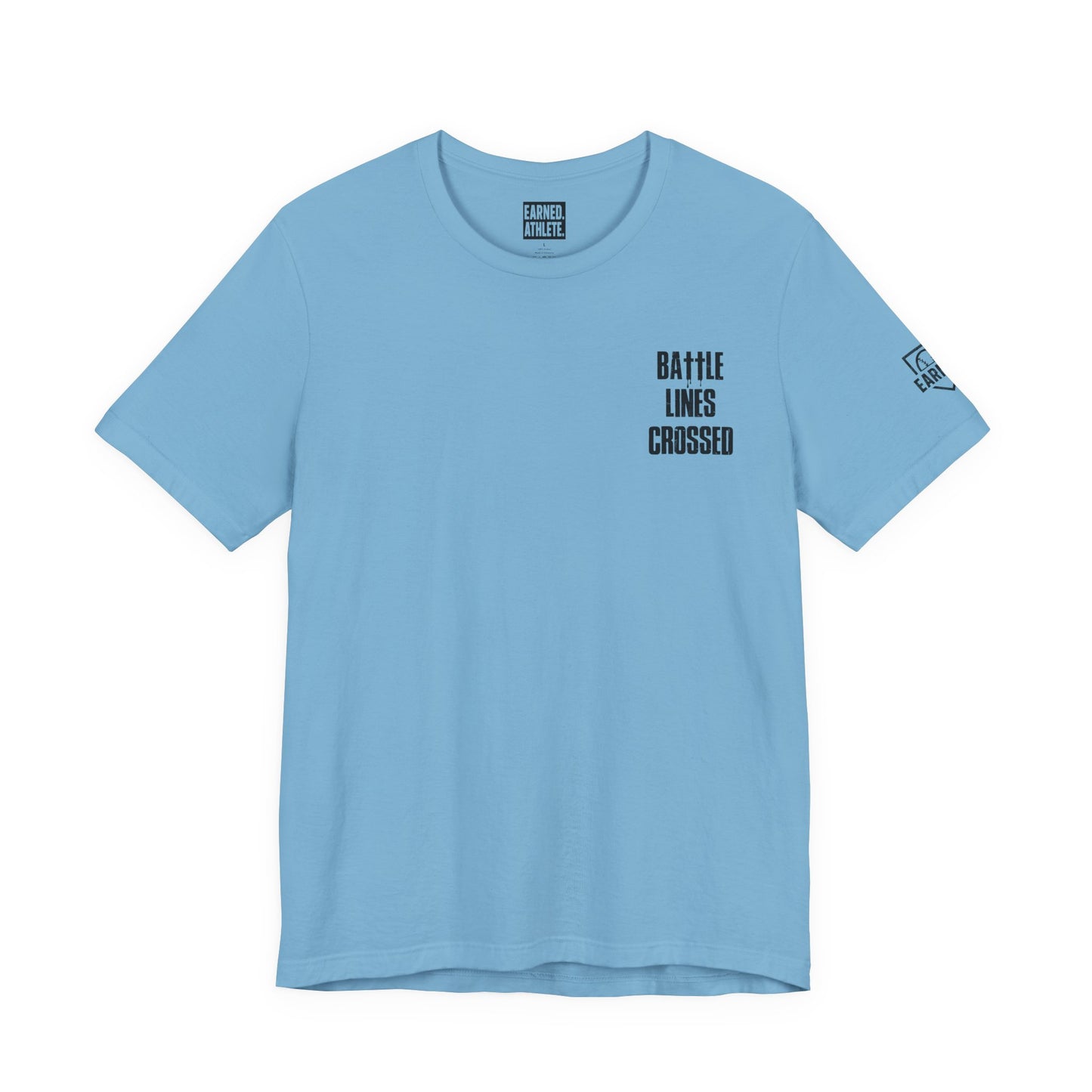 BATTLE LINES CROSSED Tee (Black Font)