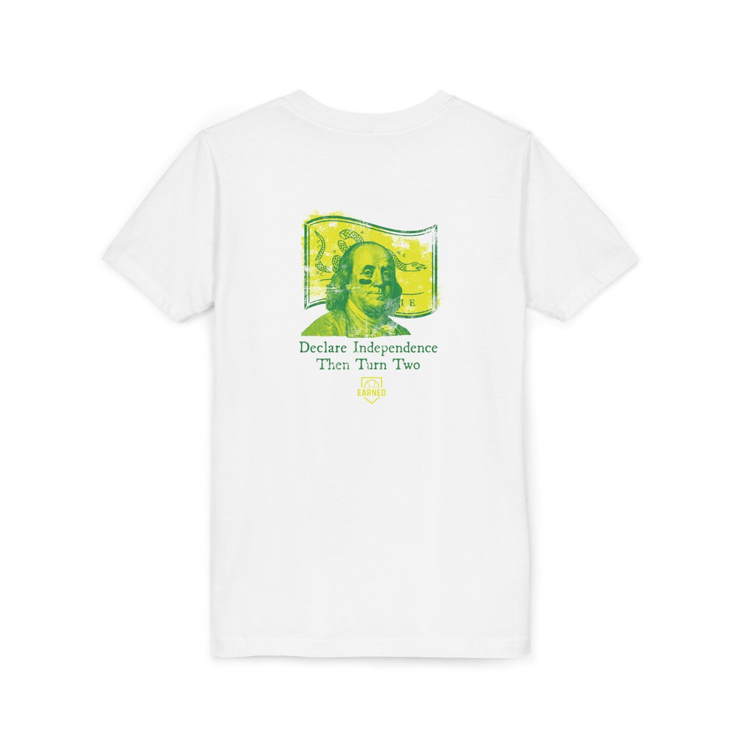 TURN TWO WITH BEN Youth Tee (Yellow Logo)