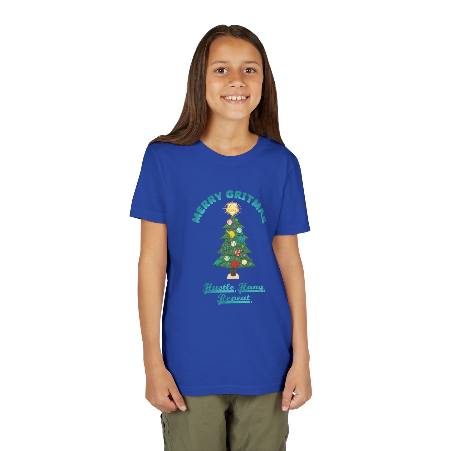 MERRY GRITMAS Youth Tee - SLEIGH SQUAD Collection