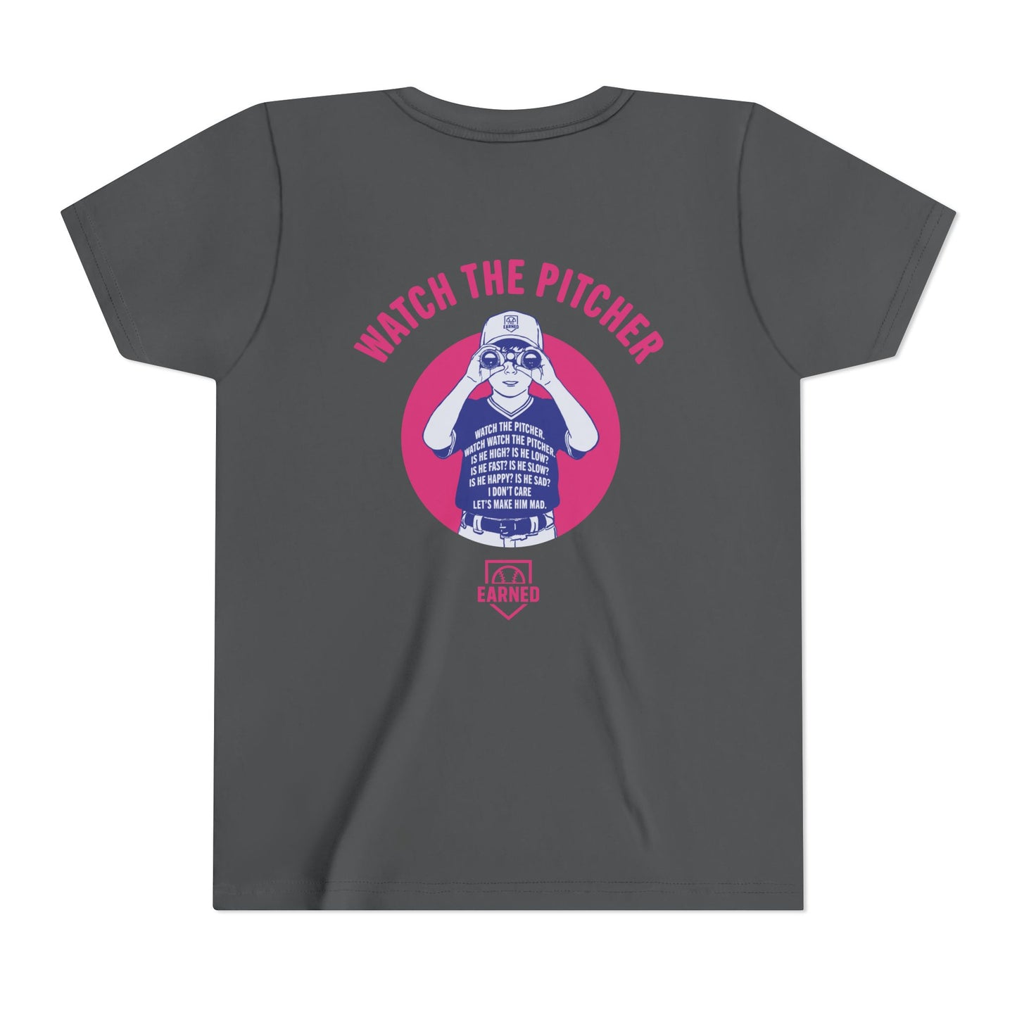 WATCH THE PITCHER Youth Tee - DUGOUT CHANT Collection