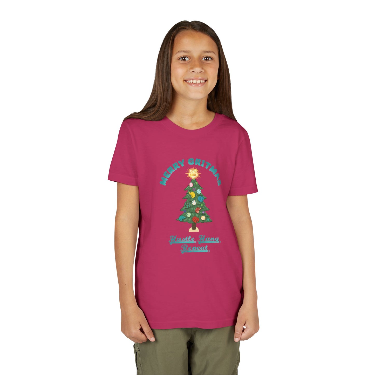 MERRY GRITMAS Youth Tee - SLEIGH SQUAD Collection