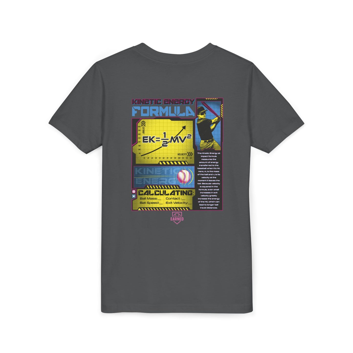 KINTEIC ENERGY FORMULA Youth Tee - BASEBALL IQ Collection