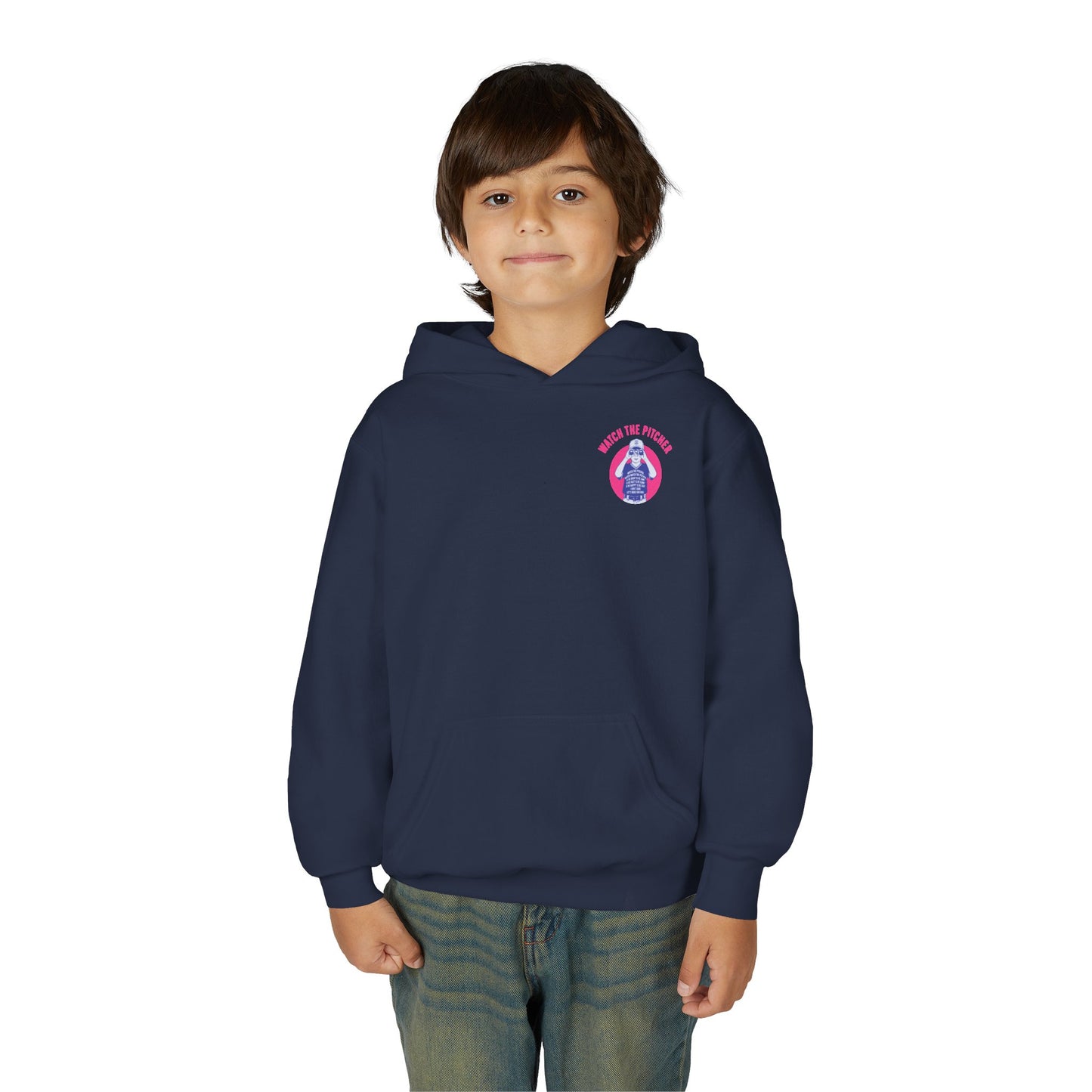 WATCH THE PITCHER Youth Hoodie - DUGOUT CHANT Collection