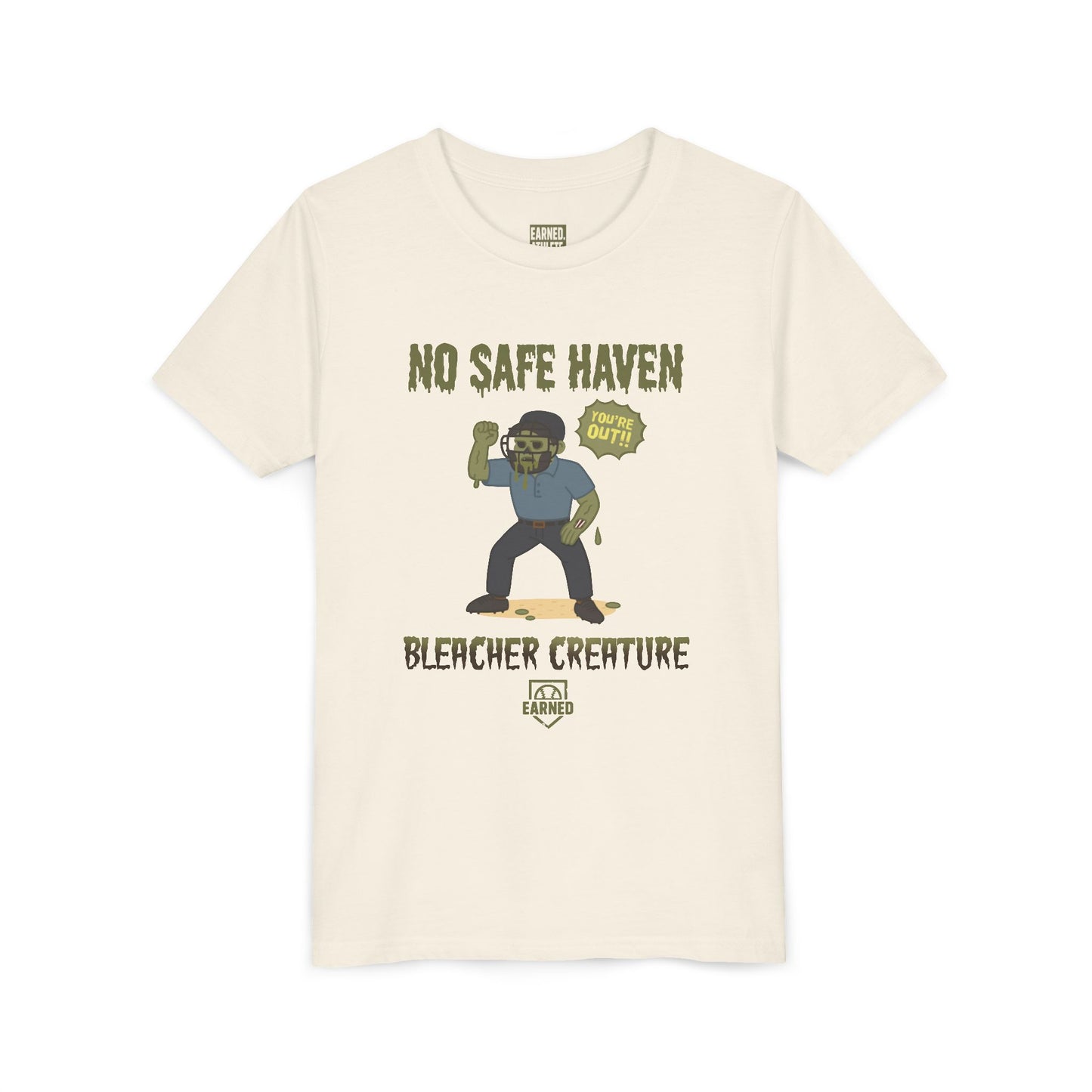 NO SAFE HAVEN Youth Tee - BLEACHER CREATURE Collection