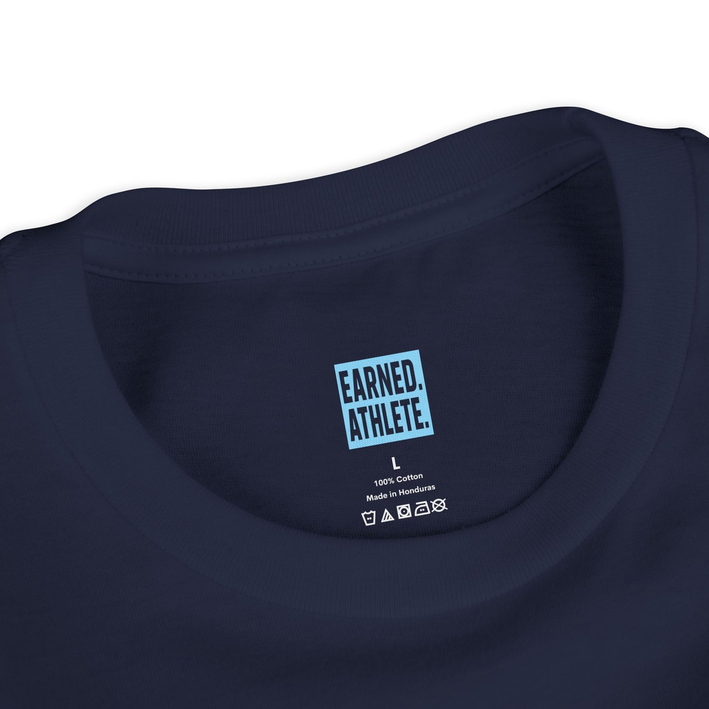 CAGE WORK MAKES GAME WORK Youth Tee (Blue Font)