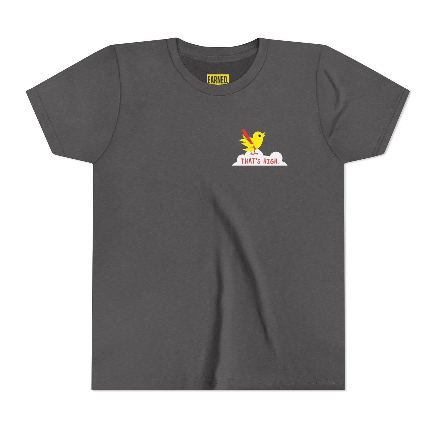 THAT'S HIGH Youth Tee (Yellow Bird) - DUGOUT CHANT Collection