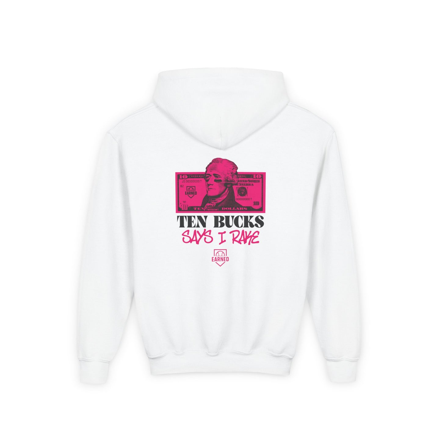 TEN BUCKS SAYS I RAKE Youth Hoodie - AMERICA 250 Collection
