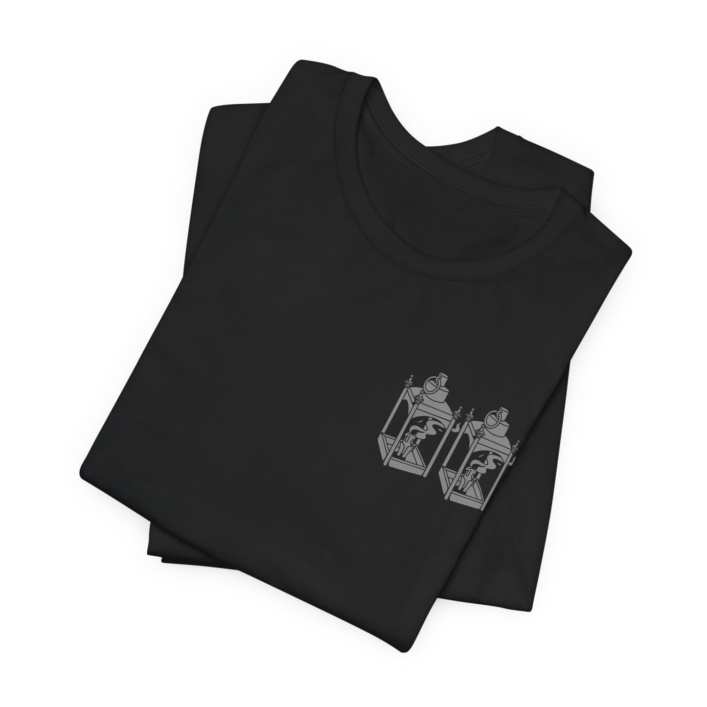 ONE IF BY LAND, TWO IF IT'S A DOUBLE Tee (Gray Font)