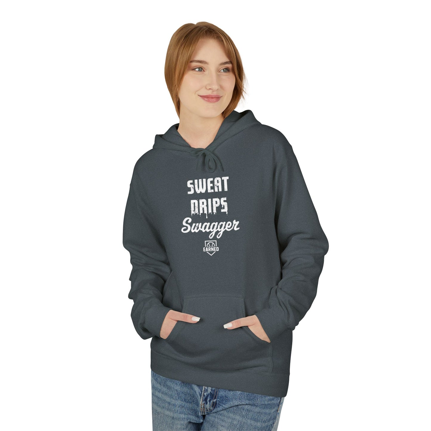 SWEAT DRIPS SWAGGER Hoodie (White Font)