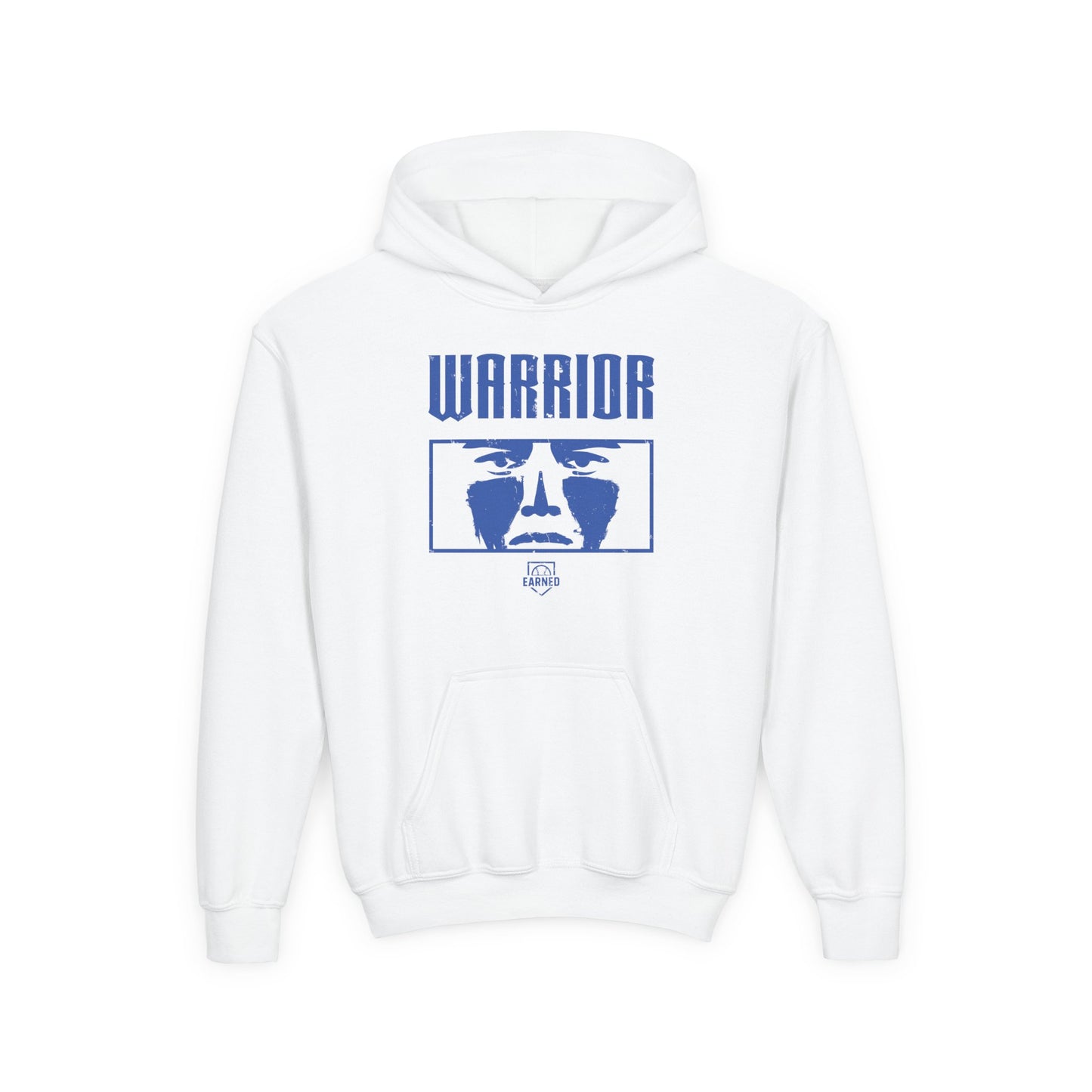 EYE BLACK NATION / WARRIOR Youth Hoodie (Blue Logo)