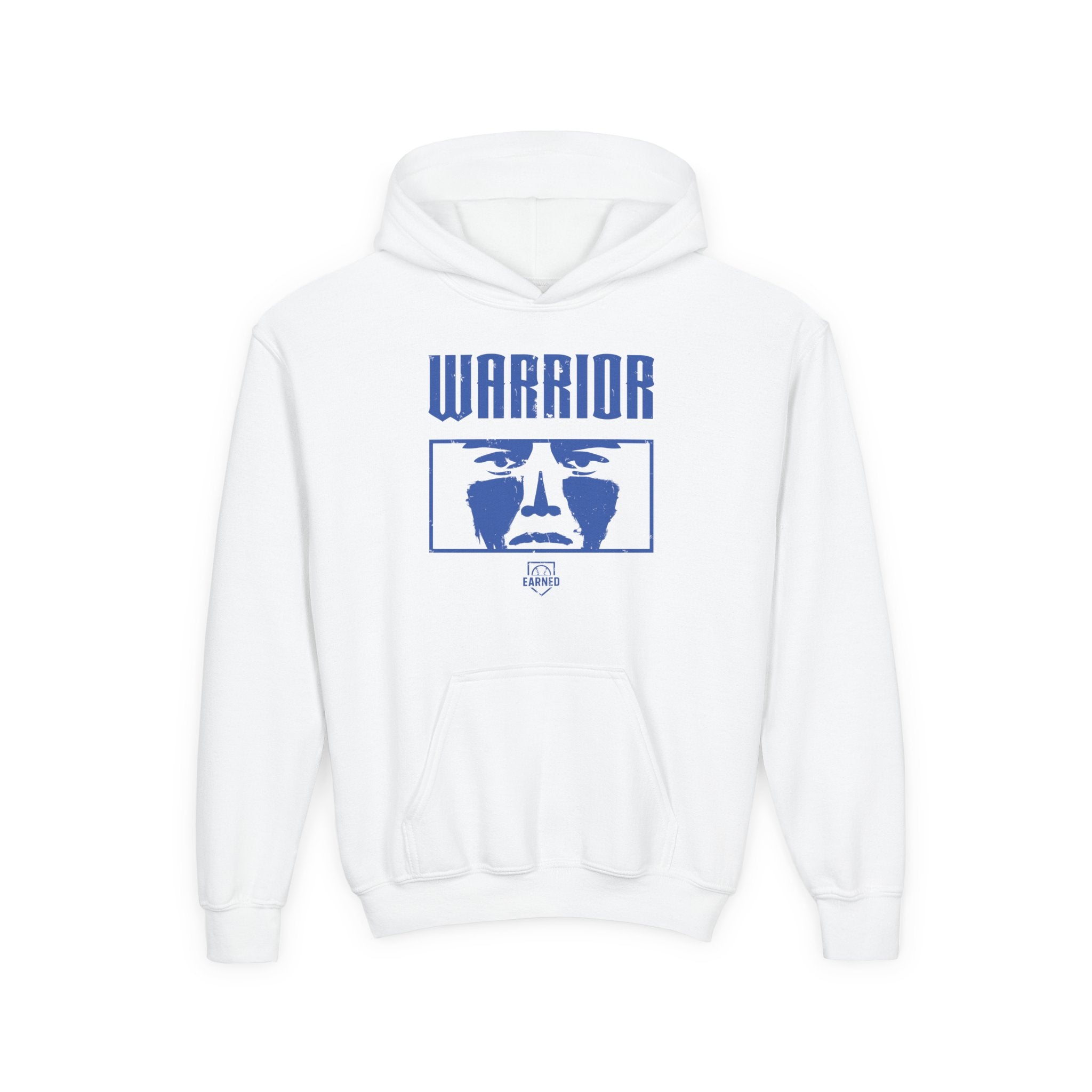 EYE BLACK NATION / WARRIOR Youth Hoodie (Blue Logo)