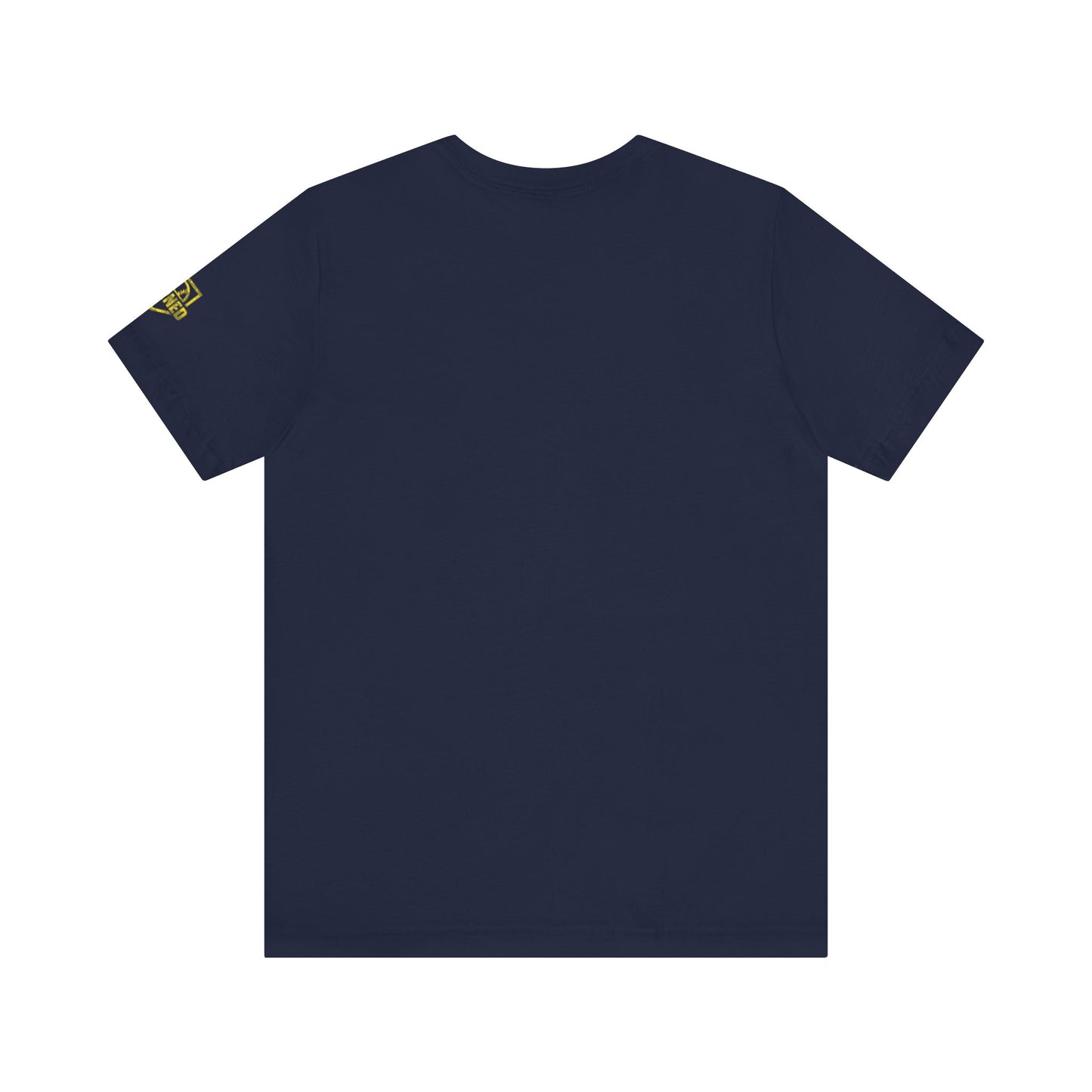 SHOWING UP ADDS UP Tee (Yellow Camo Font)