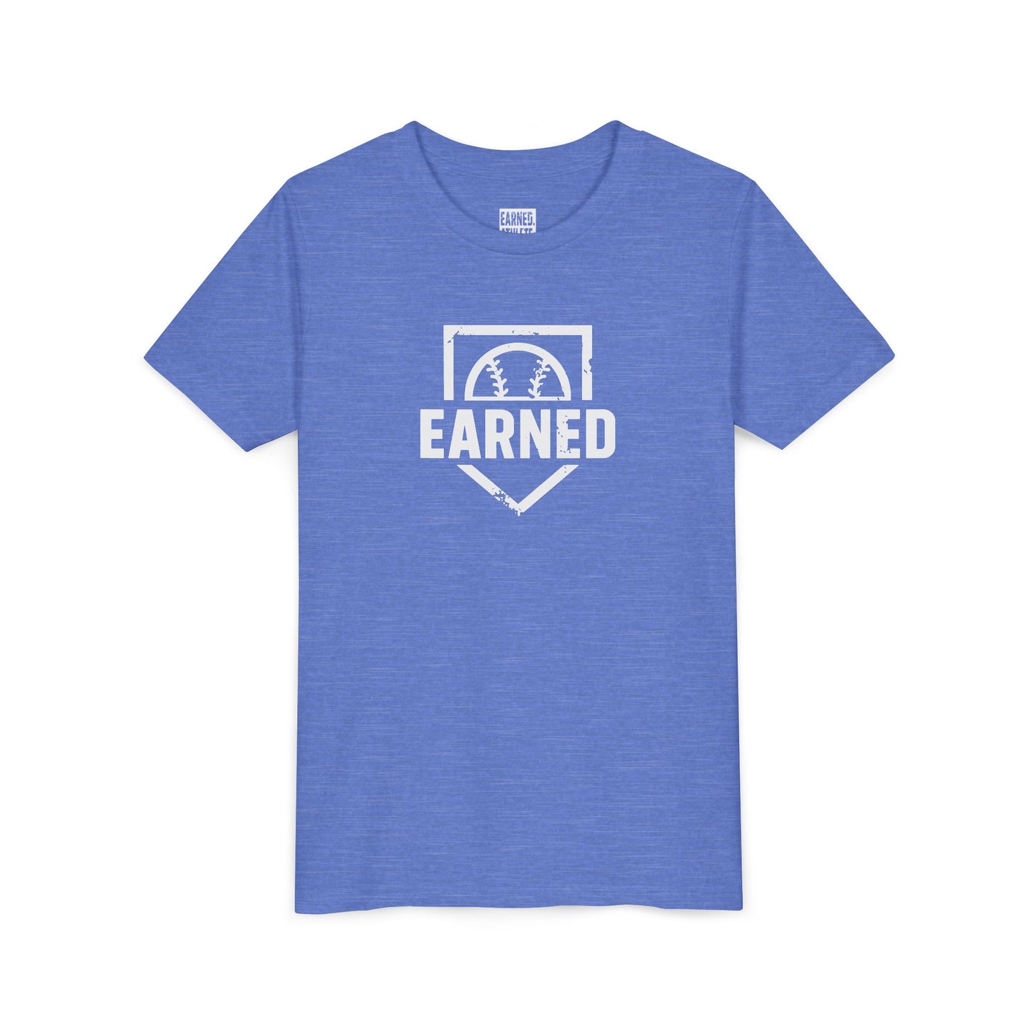 EARNED Logo Youth Tee (White Font)