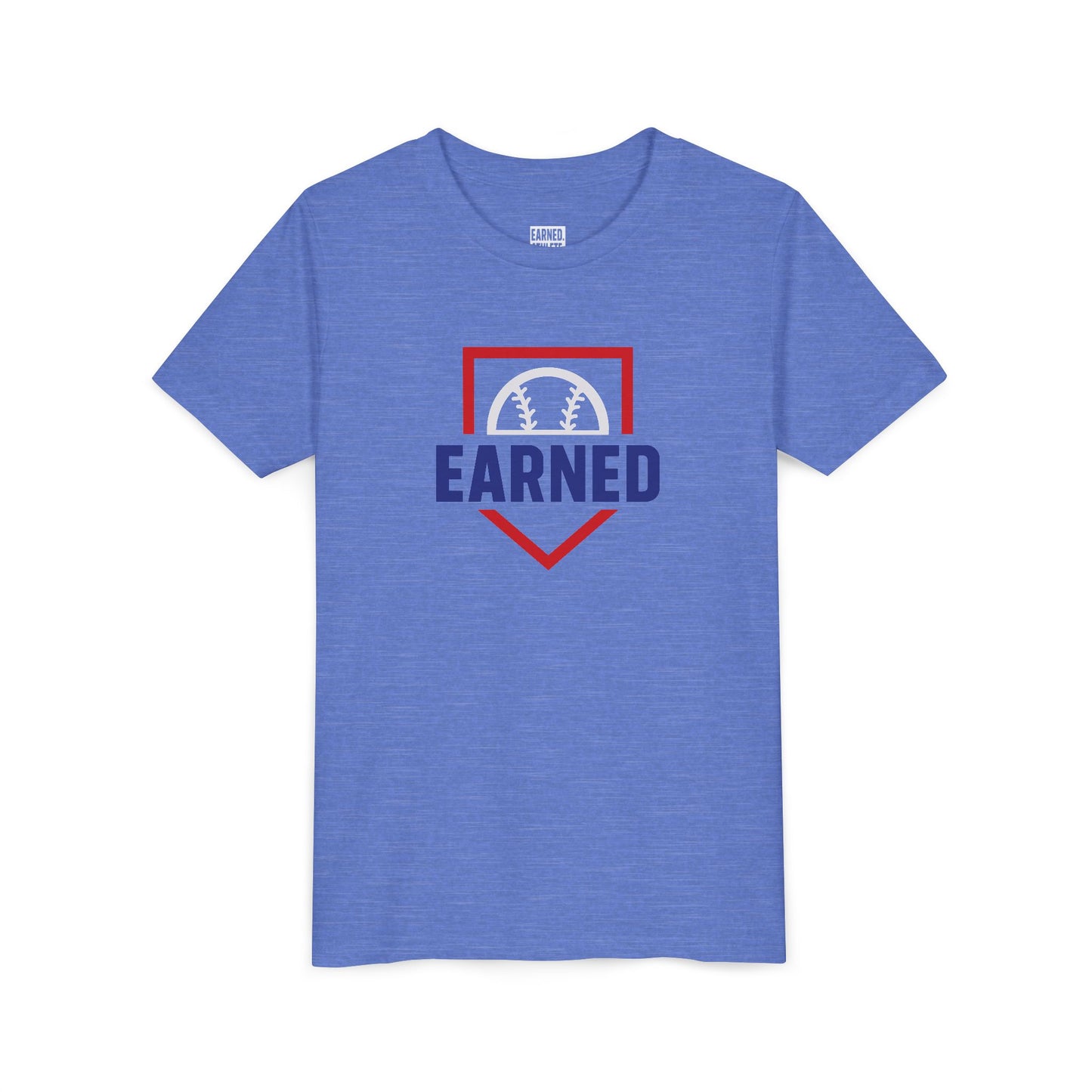 EARNED LOGO Youth Tee (Red Plate)